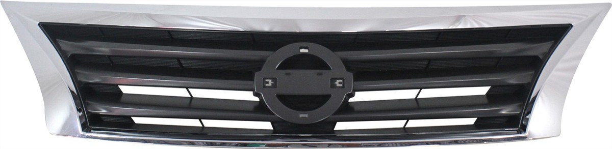 AM ALTIMA 13-15 GRILLE Chrome Shell Black Insert Sedan SKU REPN070148 Partslink NI1200250 OEM 623103TA0A