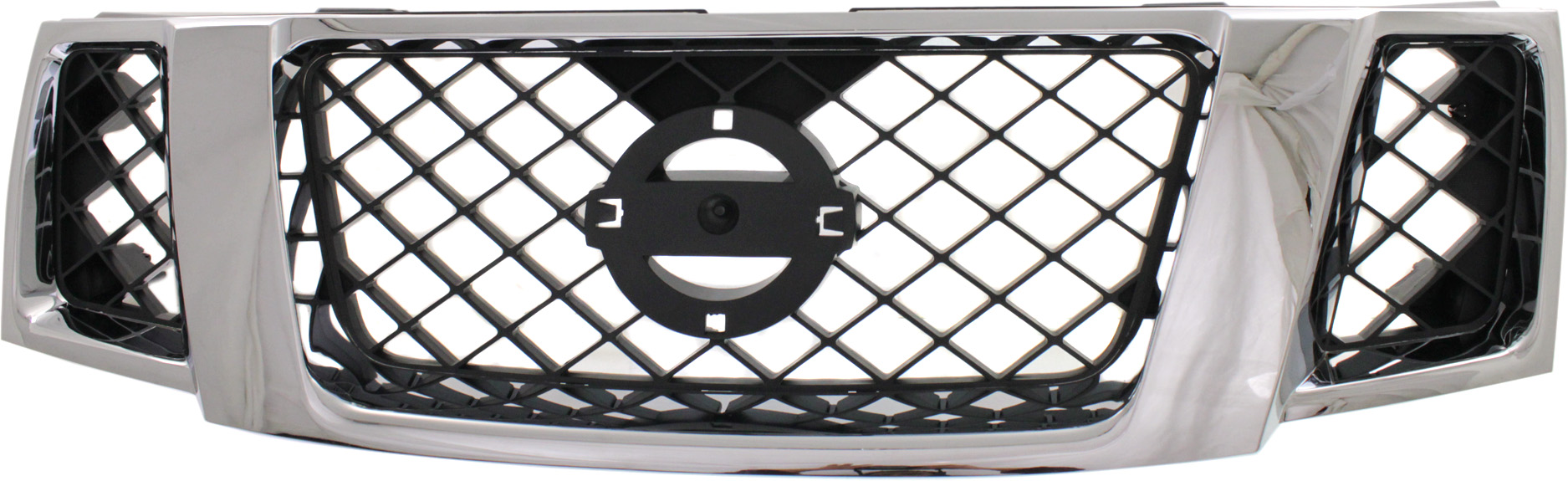 AM PATHFINDER 08-12 GRILLE Chrome Shell Painted Black Insert SKU REPN070150 Partslink NI1200251 OEM 62310ZS00A