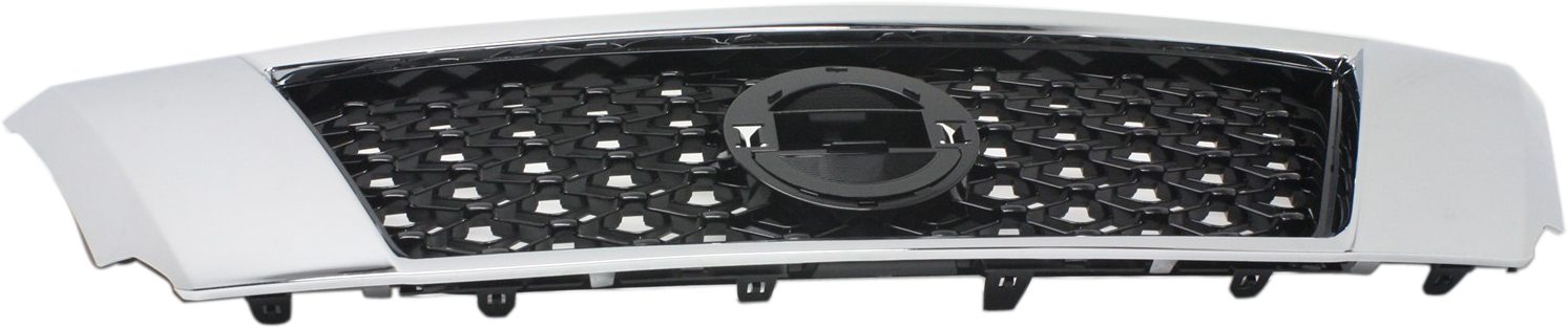AM PATHFINDER 13-16 GRILLE Chrome Shell w Black Insert w o Around View Monitor Exc. Hybrid Model CAPA SKU REPN070154Q Partslink NI1200254C OEM 623103KA0A