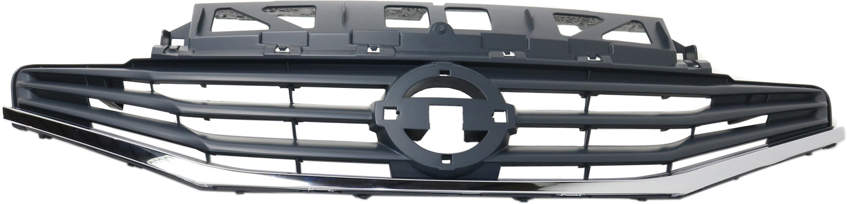 AM VERSA NOTE 14-16 GRILLE Gray Shell and Insert w Chrome Molding Exc. SR Model CAPA SKU REPN070156Q Partslink NI1200257C OEM 623103VY0A