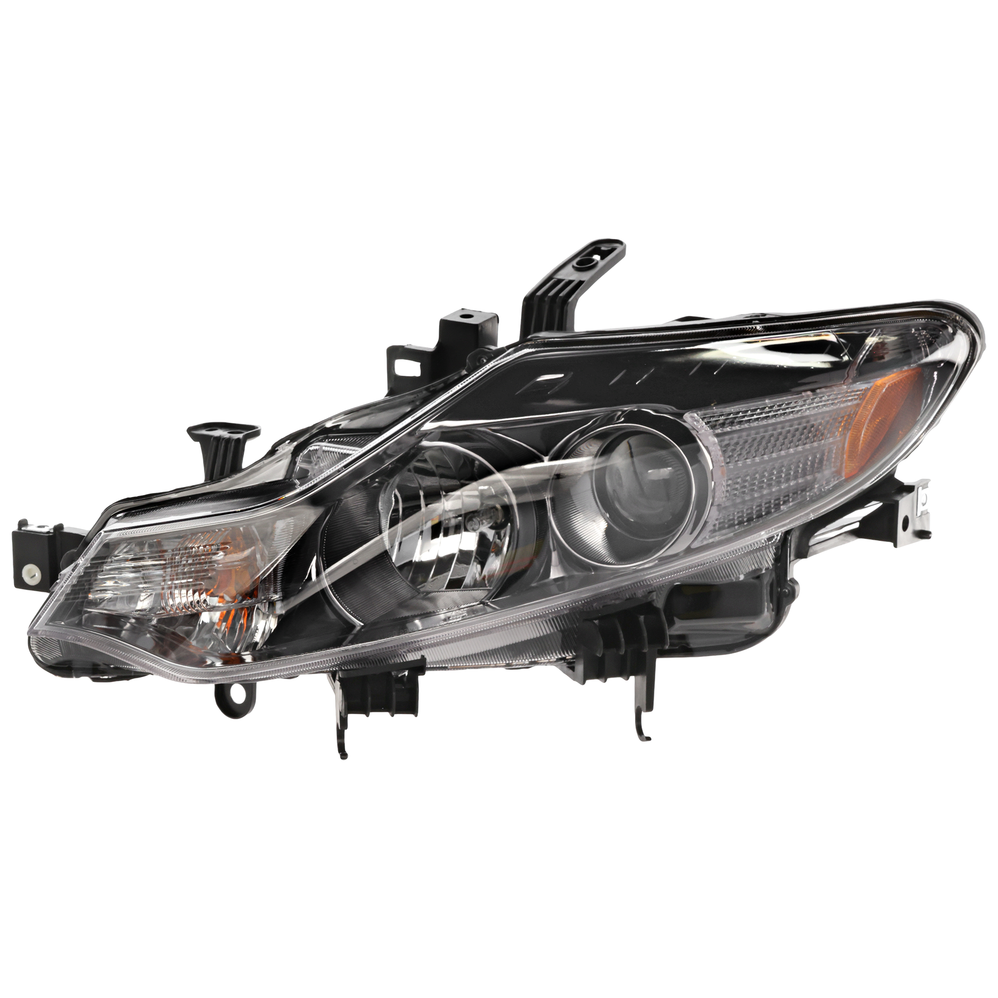 AM MURANO 09-14 HEAD LAMP LH Assembly Halogen Exc. CrossCabriolet Model CAPA SKU REPN100102Q Partslink NI2502185C OEM 260601AA0A 260601AA0D