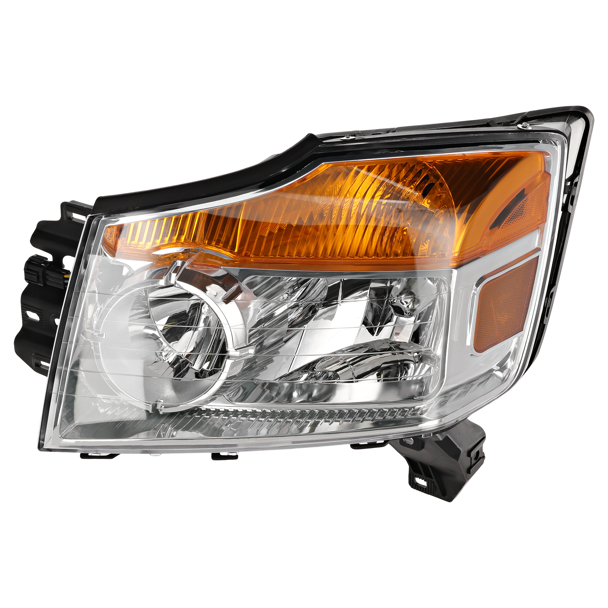AM ARMADA 08-15 HEAD LAMP LH Assembly Halogen CAPA SKU REPN100110Q Partslink NI2502175C OEM 260609GA0B