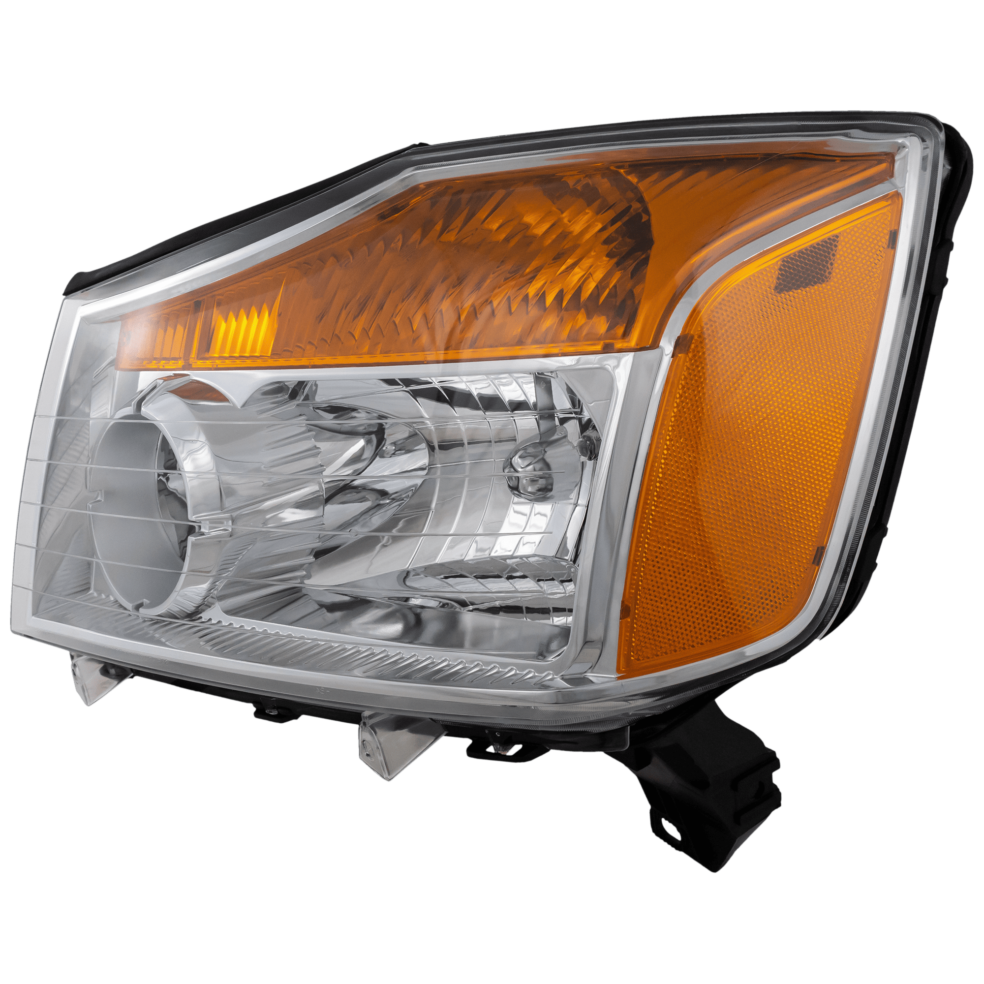 AM TITAN 08-15 HEAD LAMP LH Assembly Halogen CAPA SKU REPN100114Q Partslink NI2502168C OEM 260609FF0A