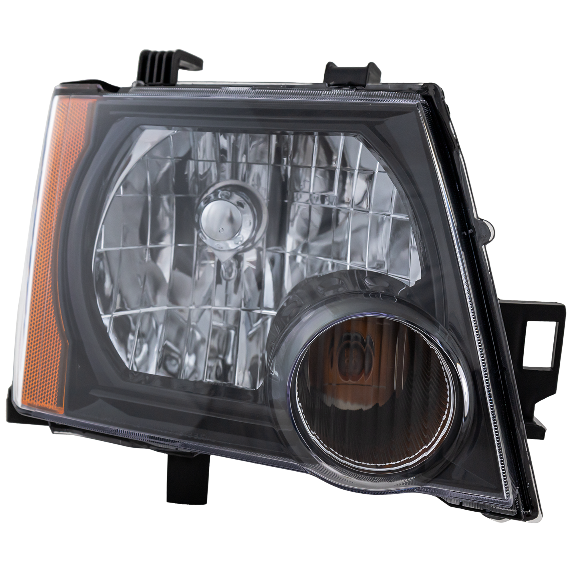 AM XTERRA 09-15 HEAD LAMP RH Assembly Halogen Black Interior S X Models SKU REPN100117 Partslink NI2503189 OEM 26010ZL00A