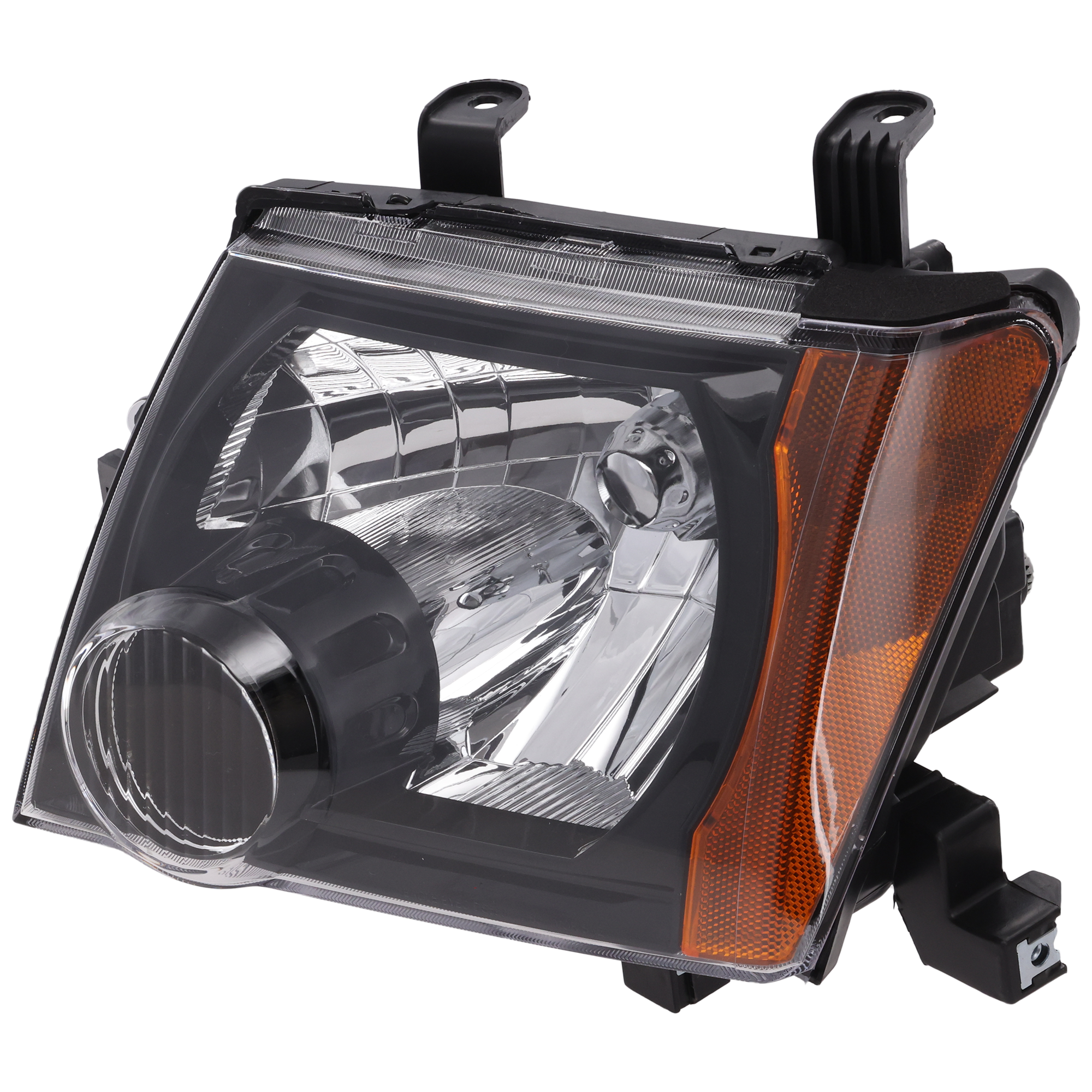 AM XTERRA 09-15 HEAD LAMP LH Assembly Halogen Black Interior S X Models SKU REPN100118 Partslink NI2502189 OEM 26060ZL00A