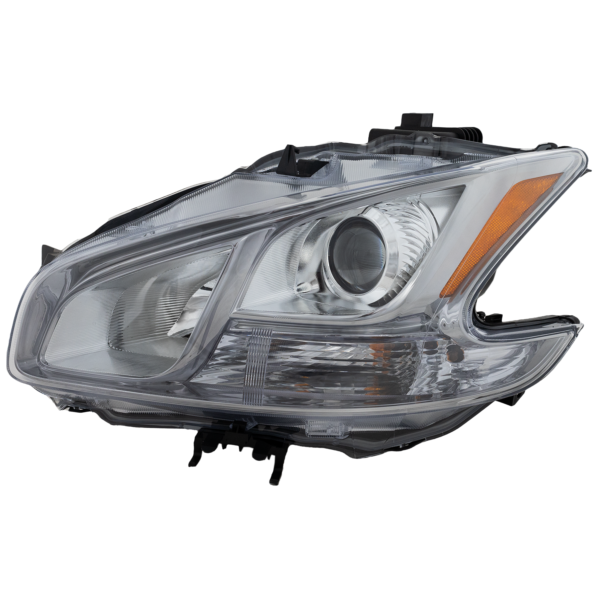 AM MAXIMA 09-14 HEAD LAMP LH Assembly HID Xenon w HID Kit Clear Lens SKU REPN100120 Partslink NI2502186 OEM 260609N01A