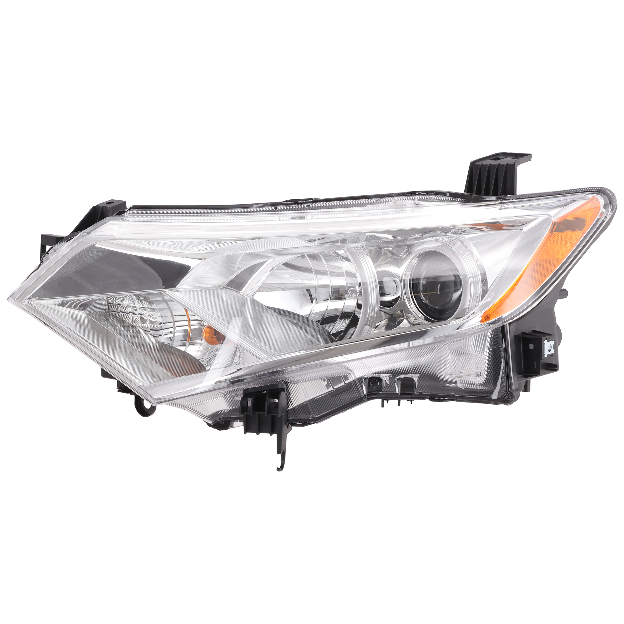 AM QUEST 12-17 HEAD LAMP LH Assembly Halogen CAPA SKU REPN100172Q Partslink NI2502229C NI2502237C OEM 260601JA0B 260601JR0A