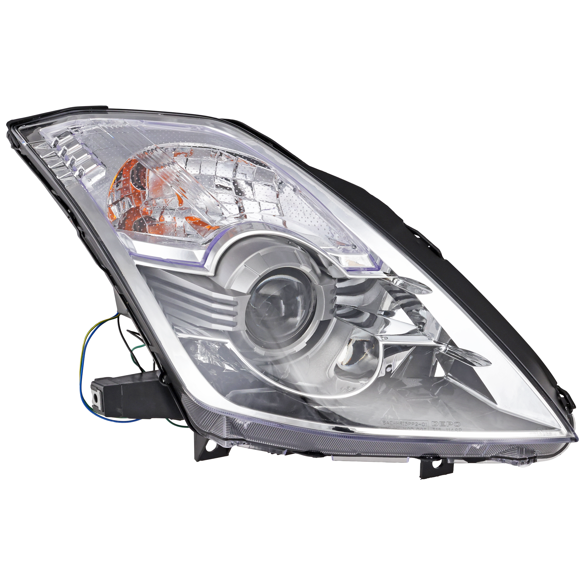 AM 350Z 06-09 HEAD LAMP RH Assembly HID Xenon w HID Kit SKU REPN100197 Partslink NI2503159 OEM 26010CF40B