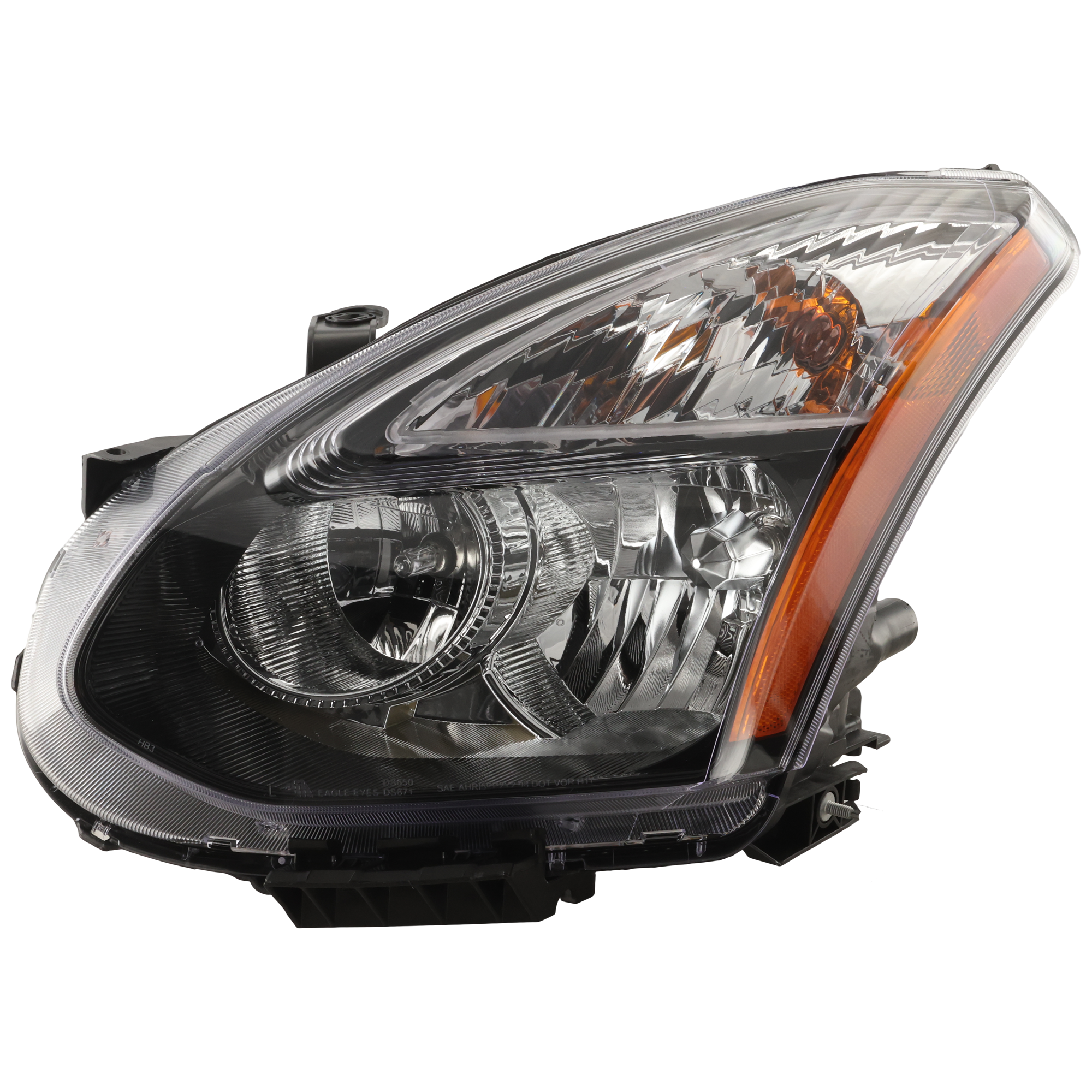 AM ROGUE SELECT 14-15 HEAD LAMP LH Assembly Halogen Black Interior SKU REPN100330 Partslink NI2502231 OEM 260601VX0A