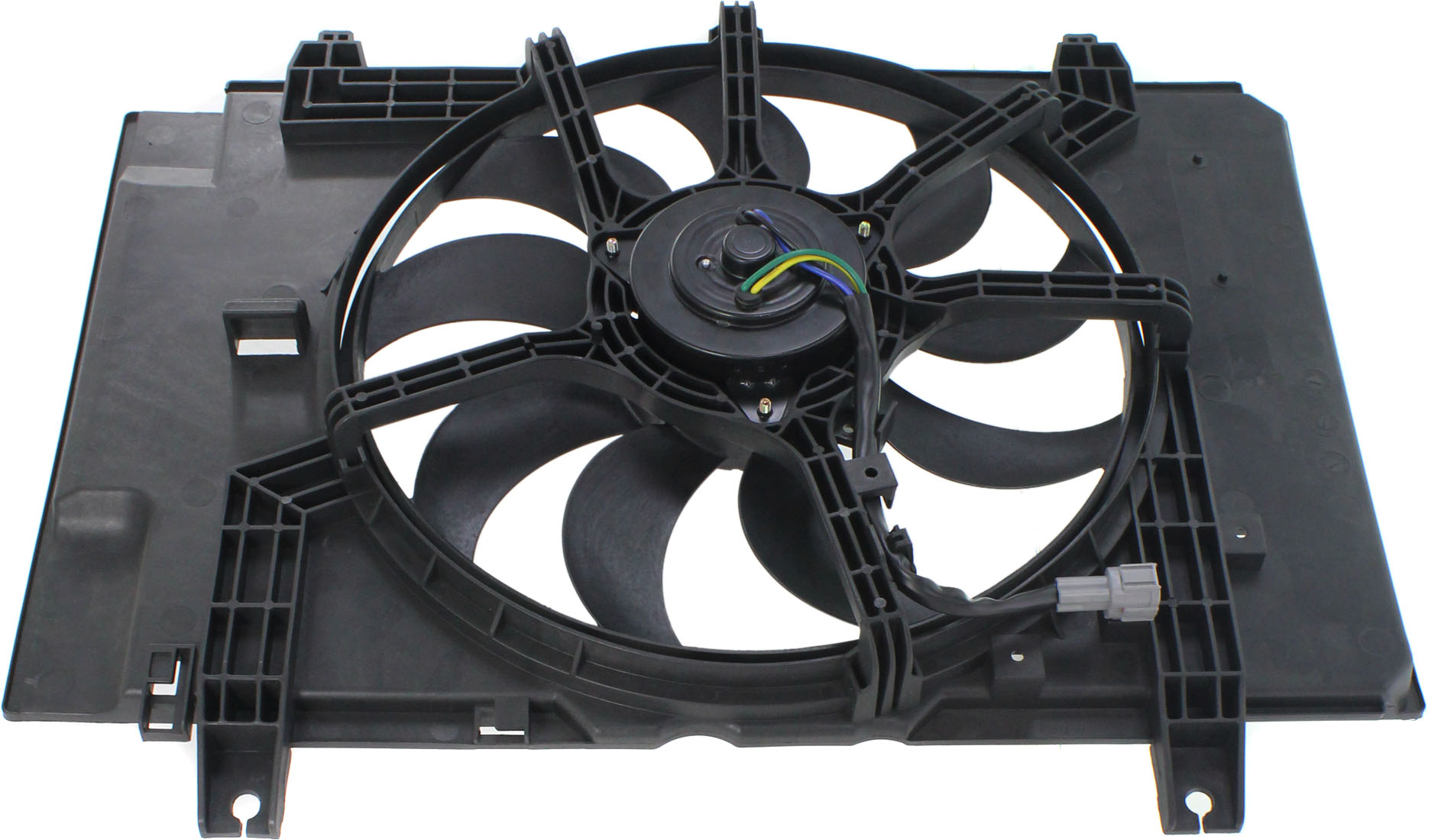 AM CUBE 09-09 RADIATOR FAN ASSEMBLY w o Climate Control w o Control module SKU REPN160911 Partslink NI3115141 OEM 214811FC0A