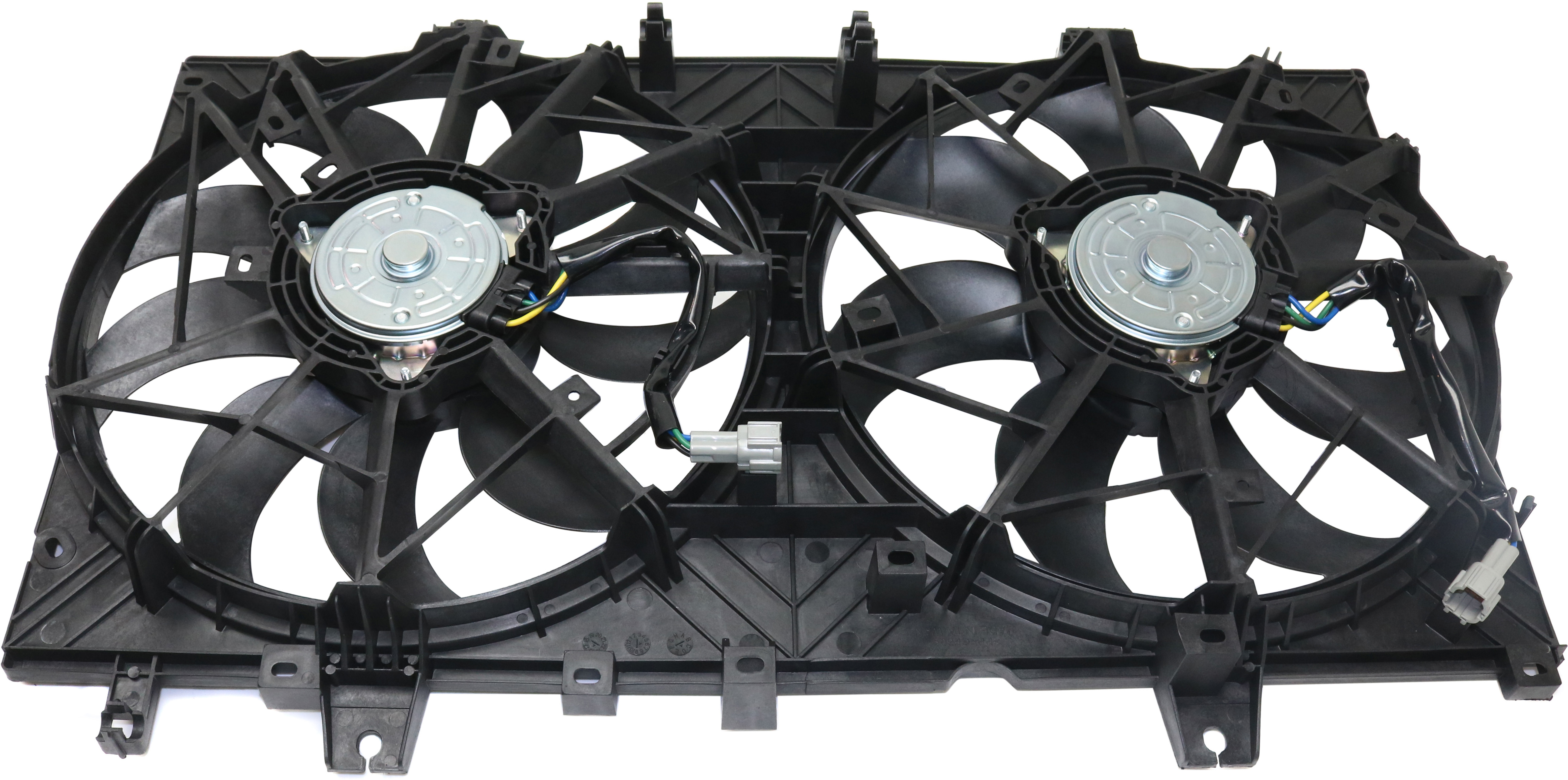 AM ROGUE 14-20 RADIATOR FAN ASSEMBLY Dual Fan Exc. Hybrid Model SKU REPN160918 Partslink NI3115150 OEM 214814BA0A
