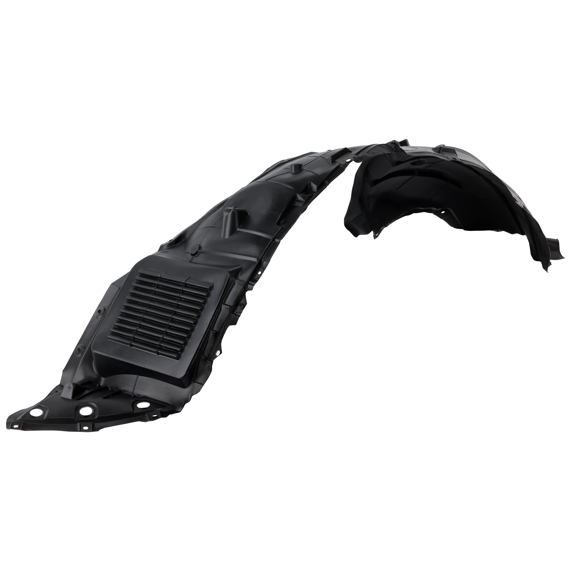 AM PATHFINDER 13-14 FRONT FENDER LINER LH Vacuum Form w Extension Sheet Exc. Hybrid Model SKU REPN222152 Partslink NI1248160 OEM 638413JA0A PFM