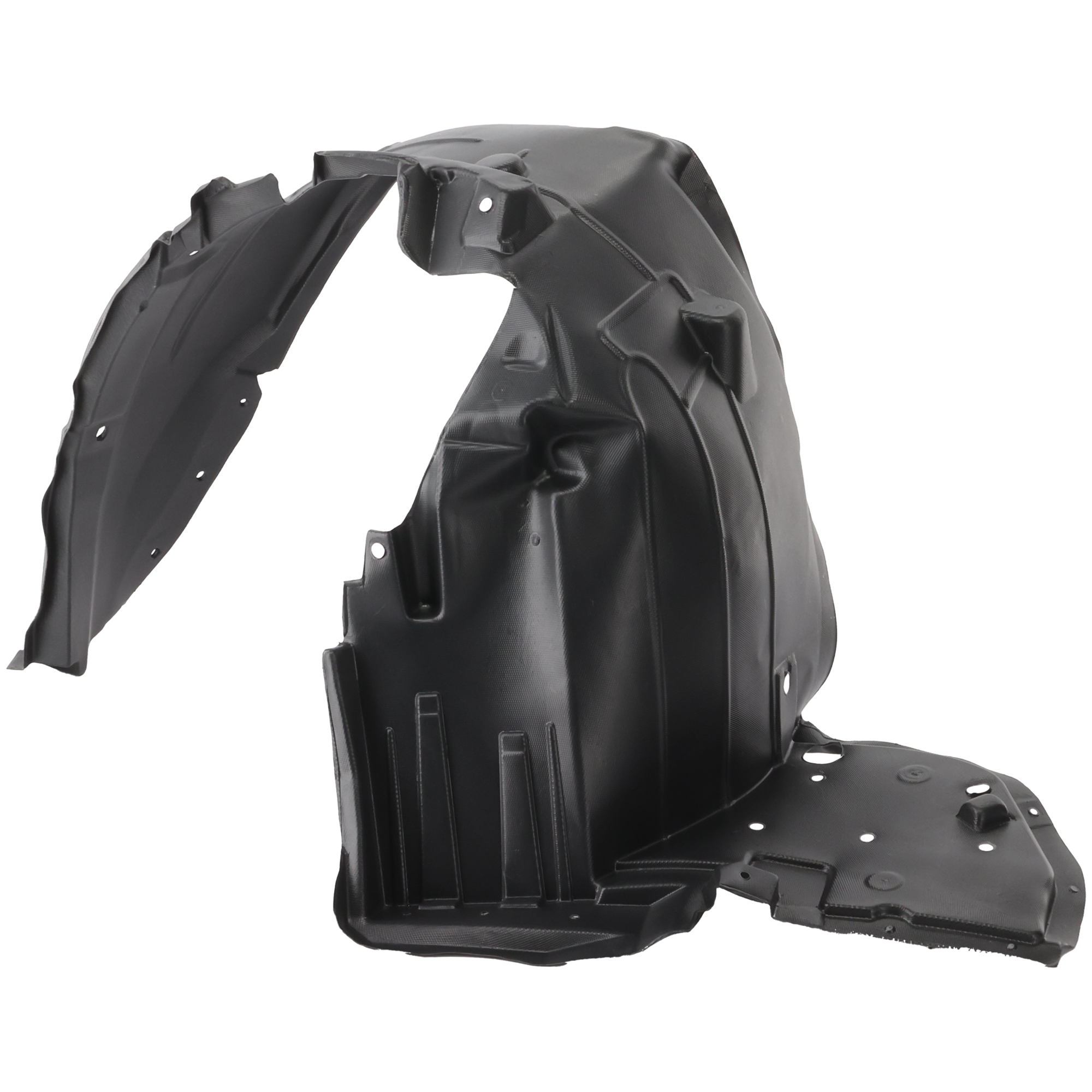AM VERSA 15-19 FRONT FENDER LINER LH Polyethylene Vacuum Form w o Insulation Form Sedan SKU REPN222158 Partslink NI1248139 OEM 638439KK0A PFM
