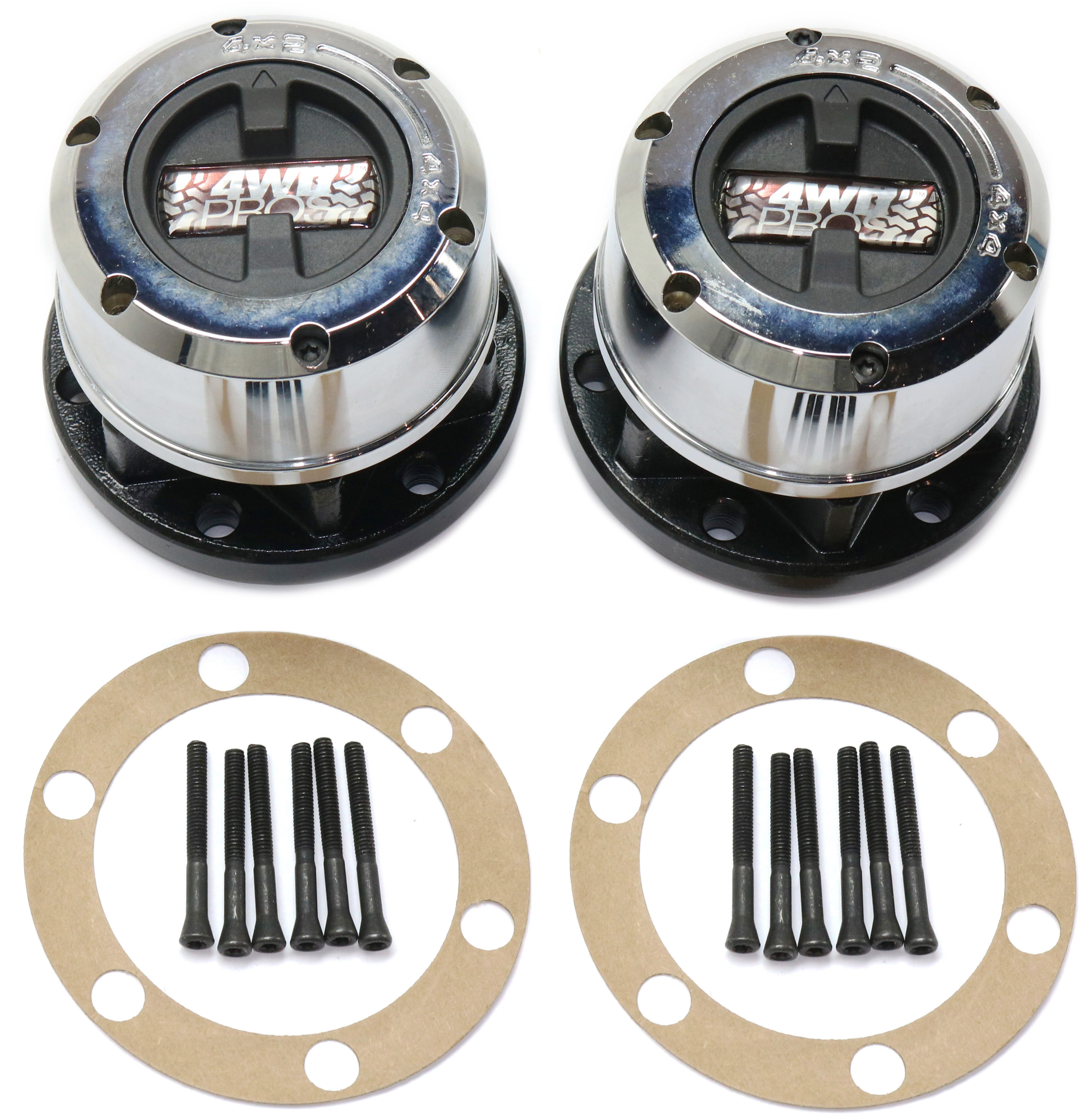 AM PATHFINDER 90-04 LOCKING HUB Manual 28 Splines 6 Bolt Set of 2 SKU REPN287001