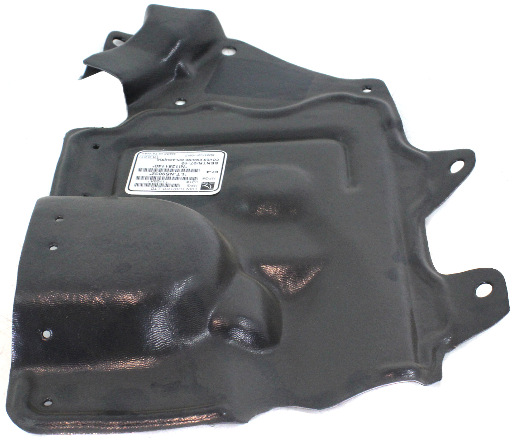 AM SENTRA 07-12 ENGINE SPLASH SHIELD Under Cover RH SKU REPN310109 Partslink NI1251140 OEM 64838ET000
