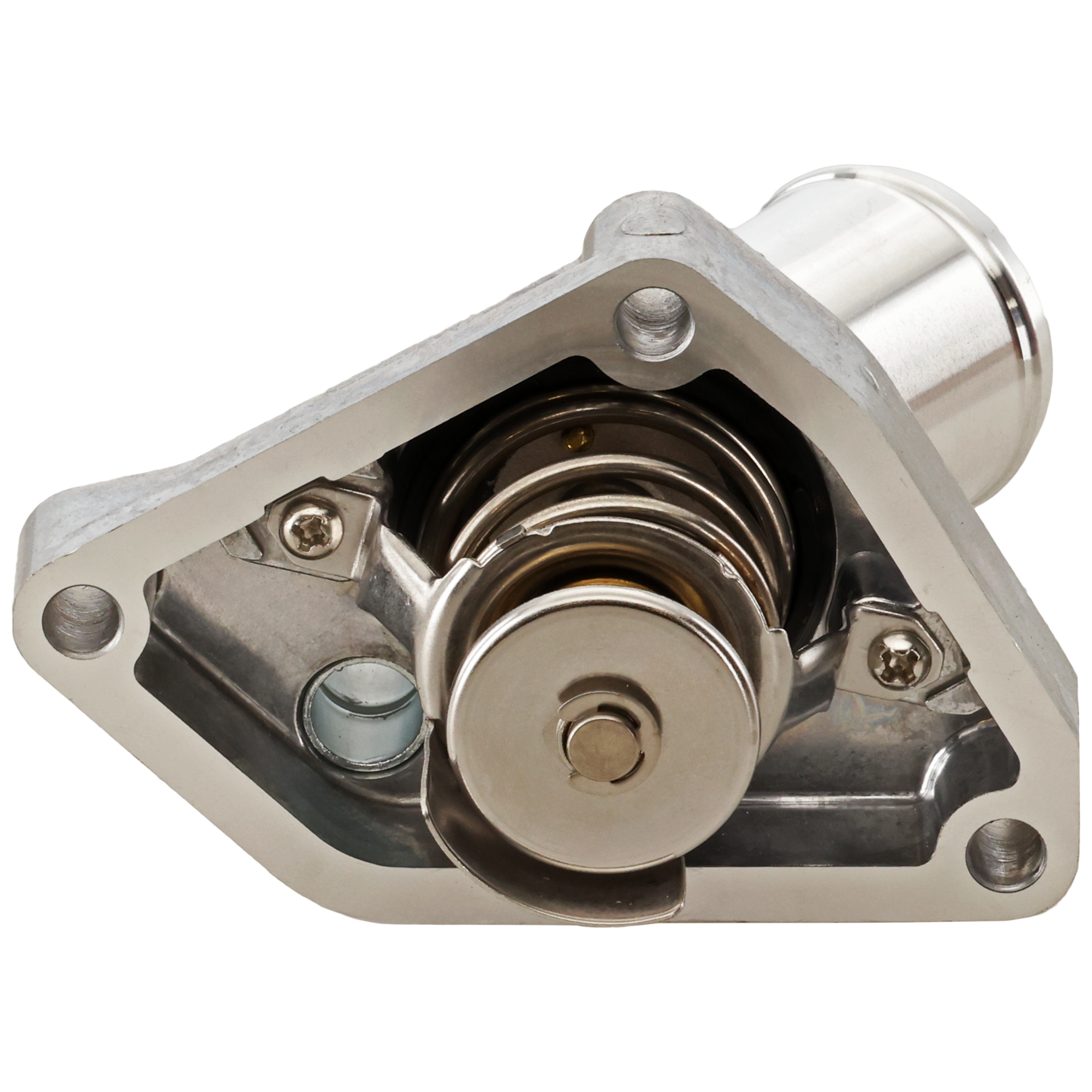 AM FX35-03-08 FRONTIER 05-19 THERMOSTAT HOUSING w Housing 180 Degrees SKU REPN318005 OEM 14668-32178-34041-39180-85687