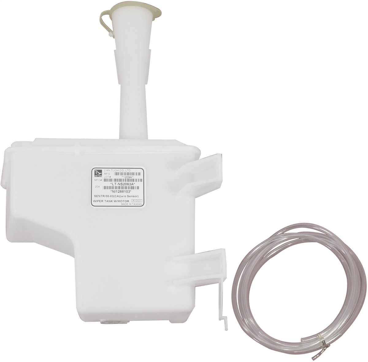 AM SENTRA 00-06 WASHER RESERVOIR Assy w Pump and Cap w o Sensor Hole Exc. CA Limited Ed. Mdls SKU REPN370501 Partslink NI1288103 OEM 28910ZG00A