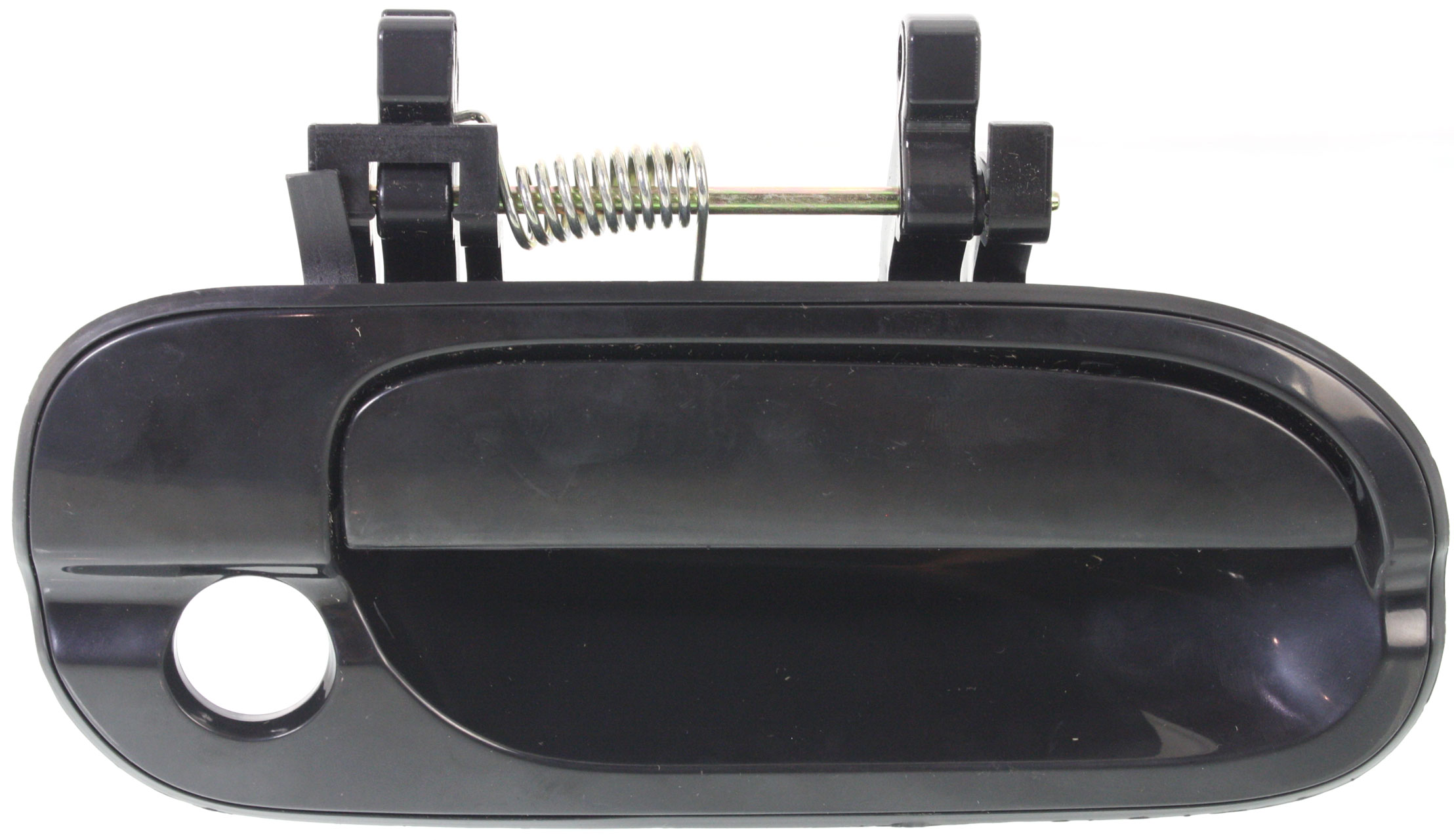 AM SENTRA 00-06 FRONT EXTERIOR DOOR HANDLE RH Smooth Black w Keyhole Plastic w o Keyless Entry SKU REPN462103 Partslink NI1311117 OEM 806066Z608 PFM 806066Z603