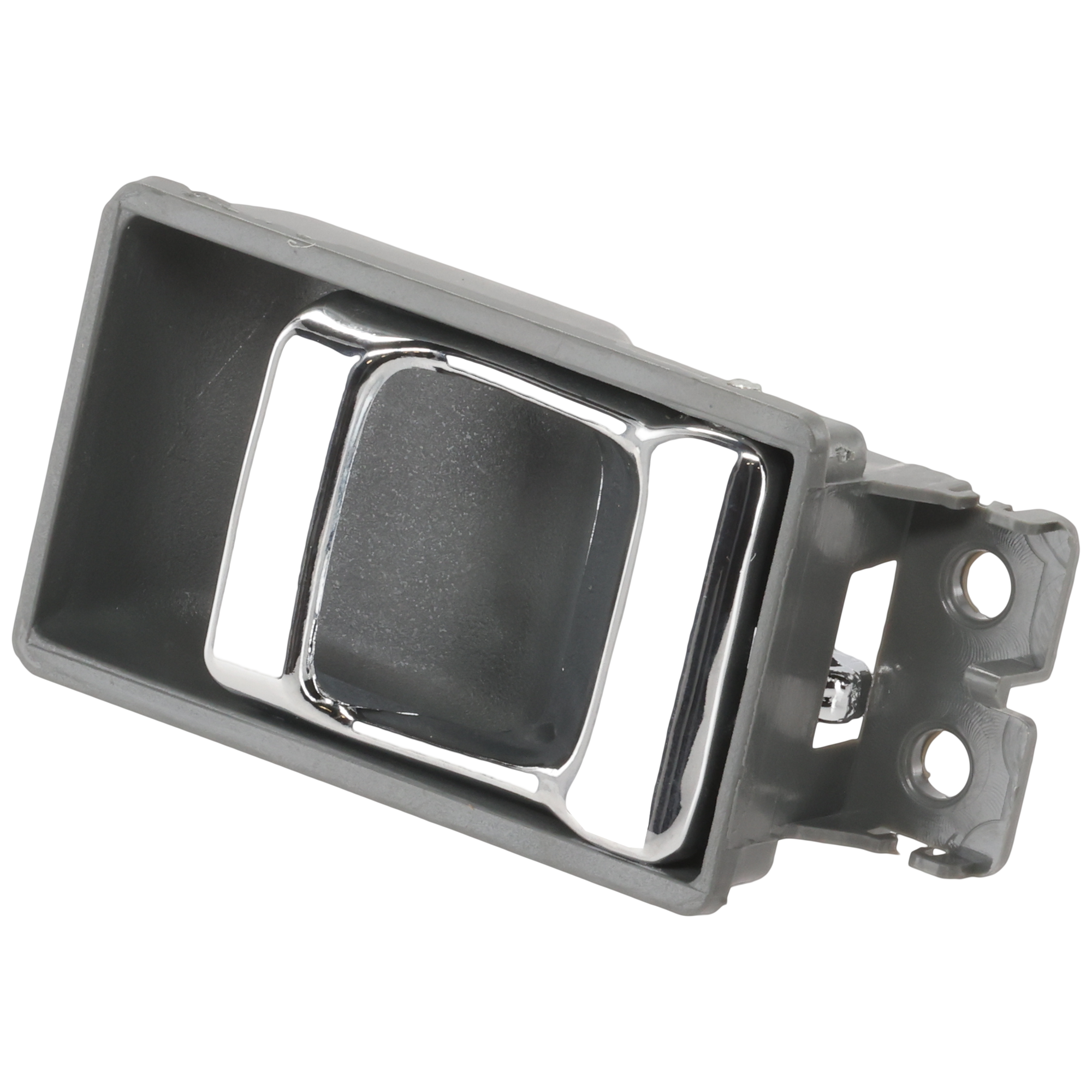 AM NISSAN P U 86-92 FRONT INTERIOR DOOR HANDLE RH=LH Chrome Lever+Gray Housing Plastic SKU REPN462520 OEM 8067001G00-8067101G00