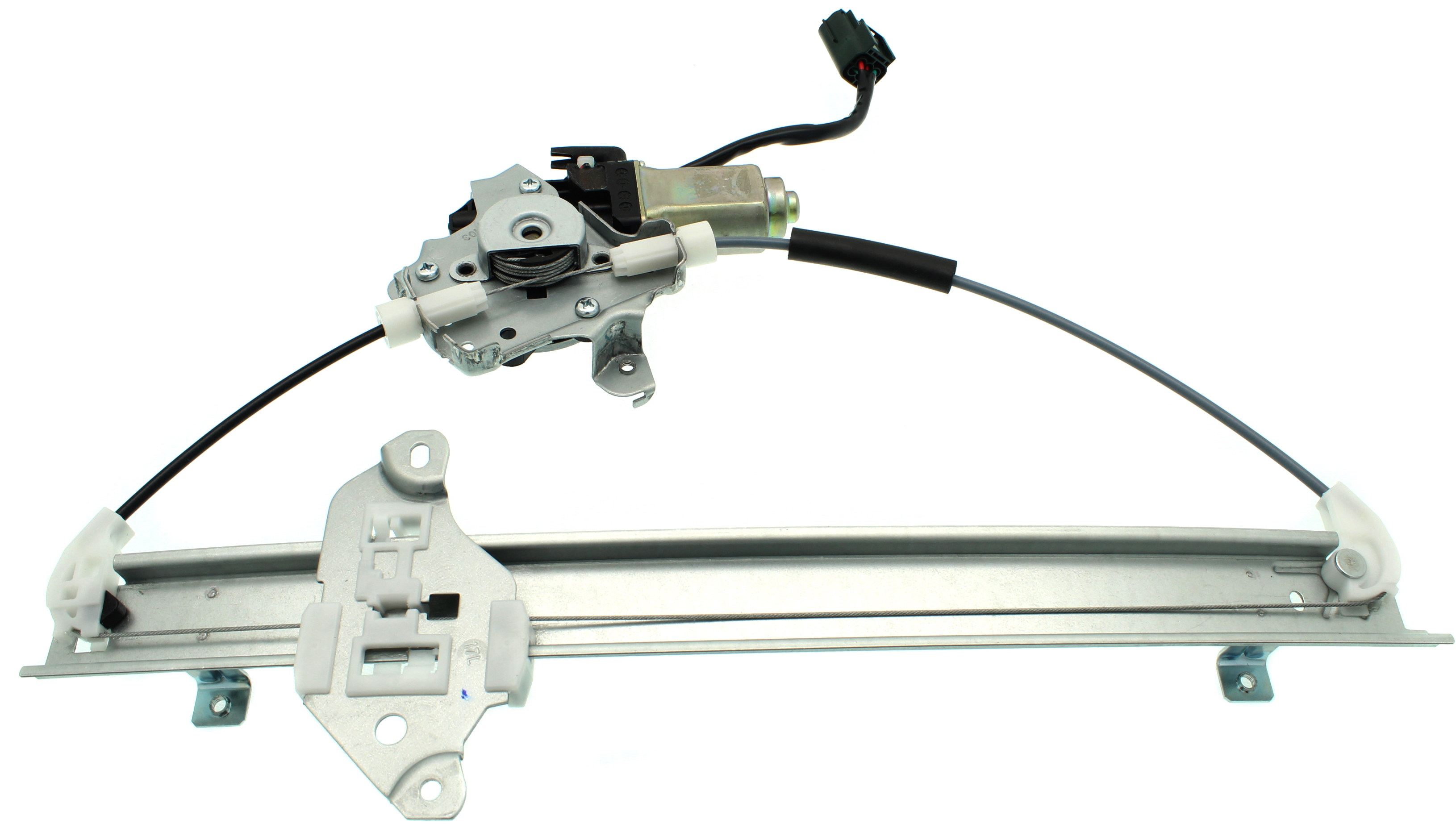 AM JUKE 11-17 FRONT WINDOW REGULATOR LH Power w Motor SKU REPN462938 Partslink NI1350150 OEM 807211KA0A PFM