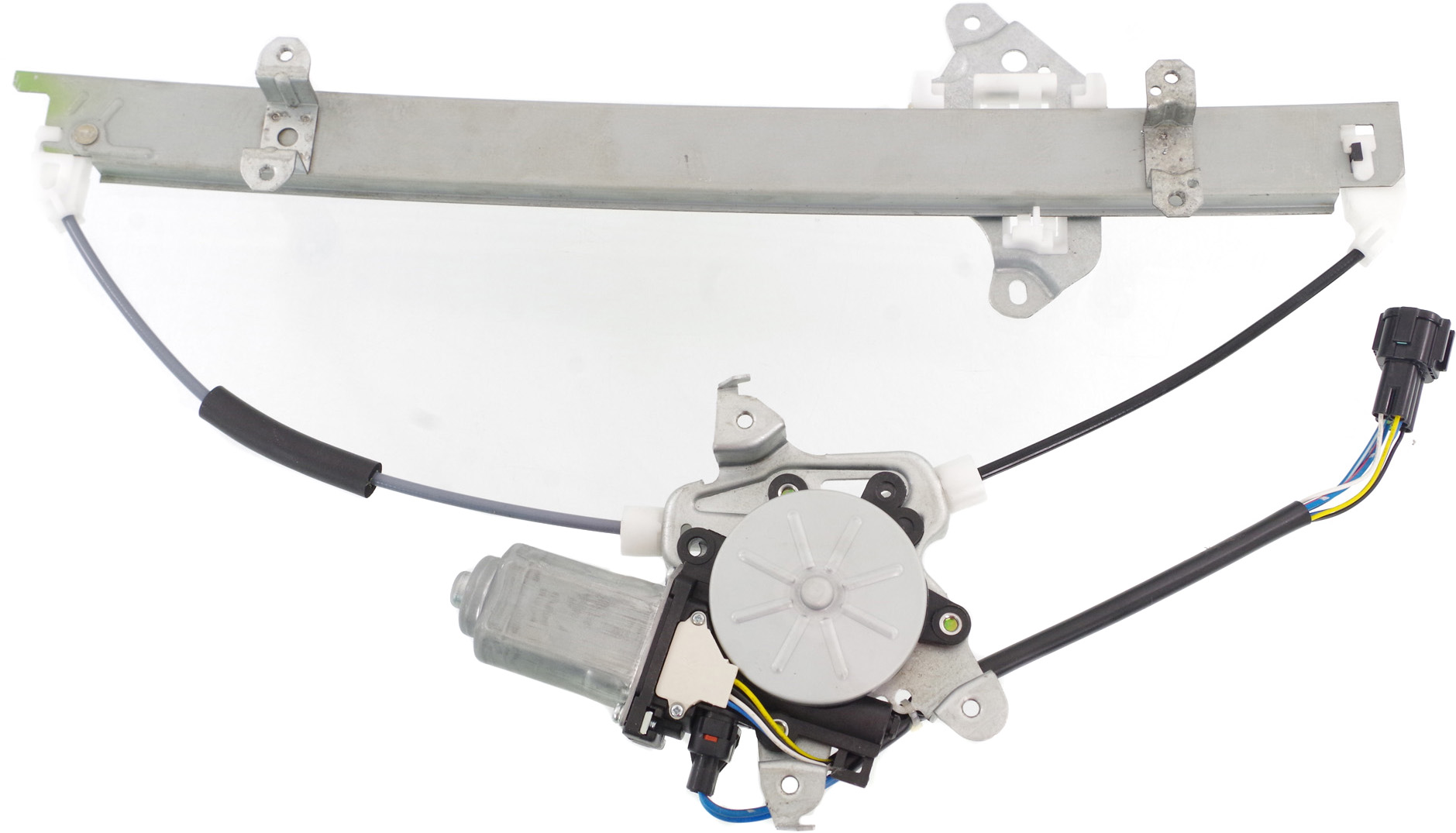 AM VERSA 07-11 FRONT WINDOW REGULATOR RH Power w Motor 6 Pins Hatchback Sedan From 1-07 SKU REPN462939 Partslink NI1351139 OEM 80720EE00D PFM