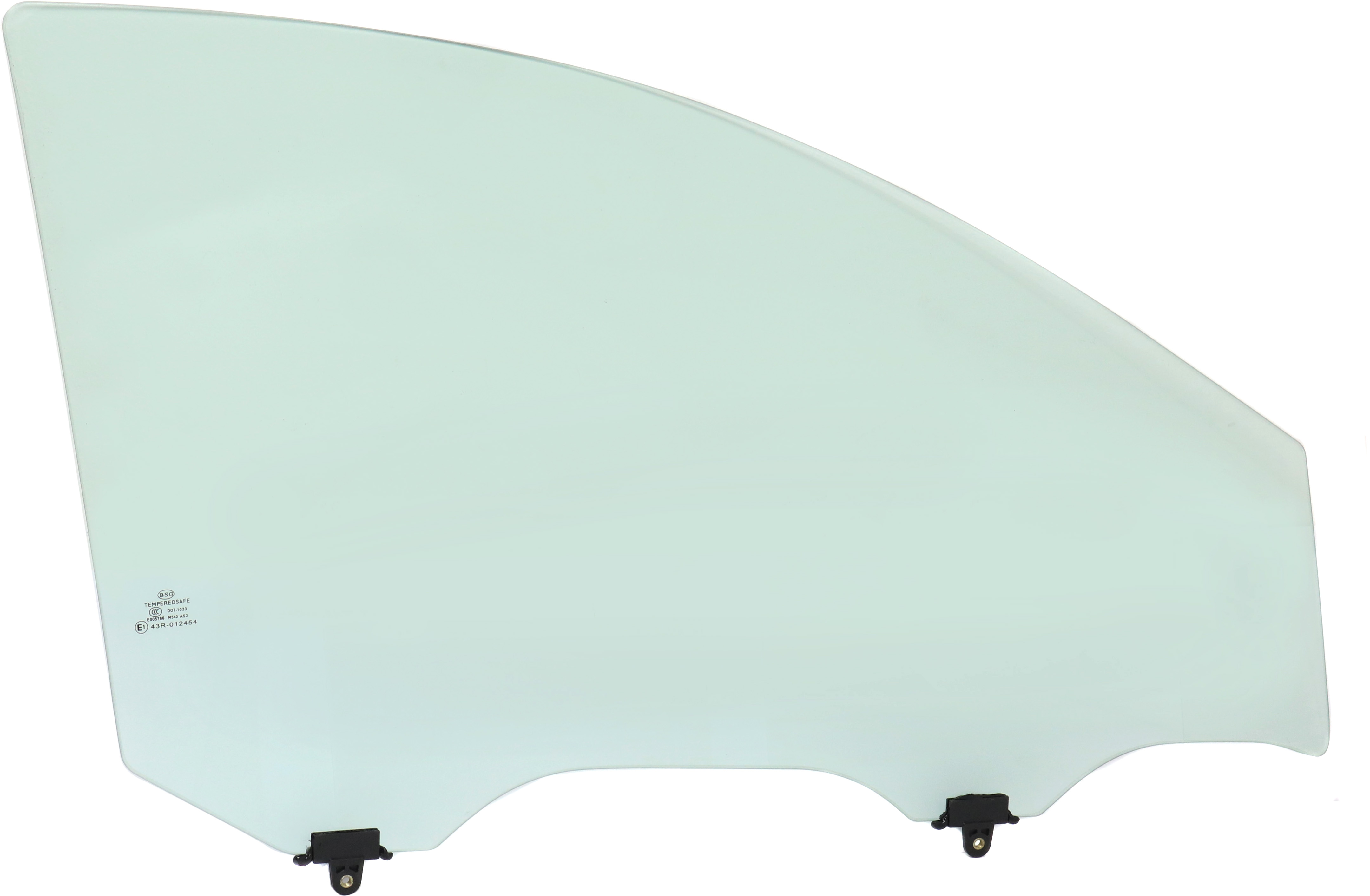 AM VERSA 12-18 FRONT DOOR GLASS RH Green Tint SKU REPN480119 OEM 803003BA0A FD25259GTYN 803009K