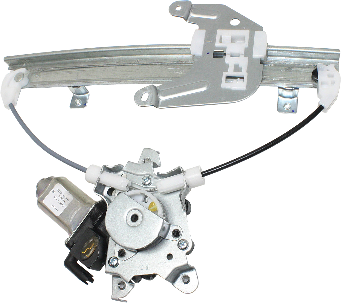 AM MURANO 03-07 REAR WINDOW REGULATOR LH Power w Motor SKU REPN491712 Partslink NI1550133 OEM 82721CA00A PFM