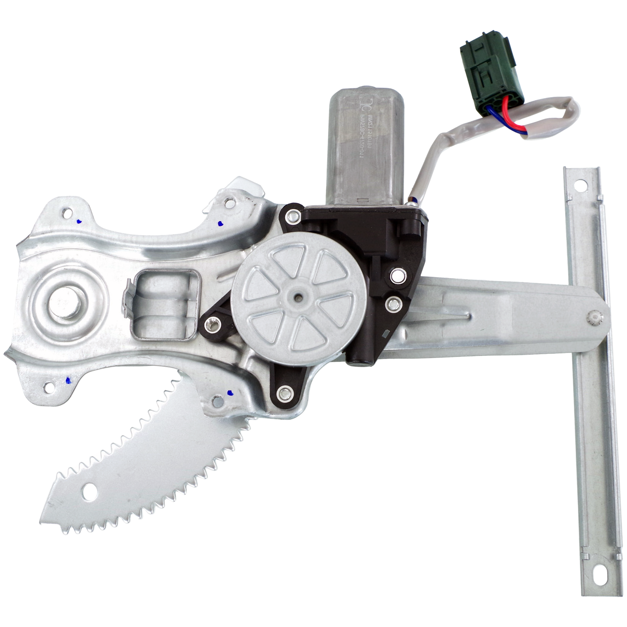AM JUKE 11-15 REAR WINDOW REGULATOR RH Power w Motor SKU REPN491713 Partslink NI1551134 OEM 827201U600 PFM