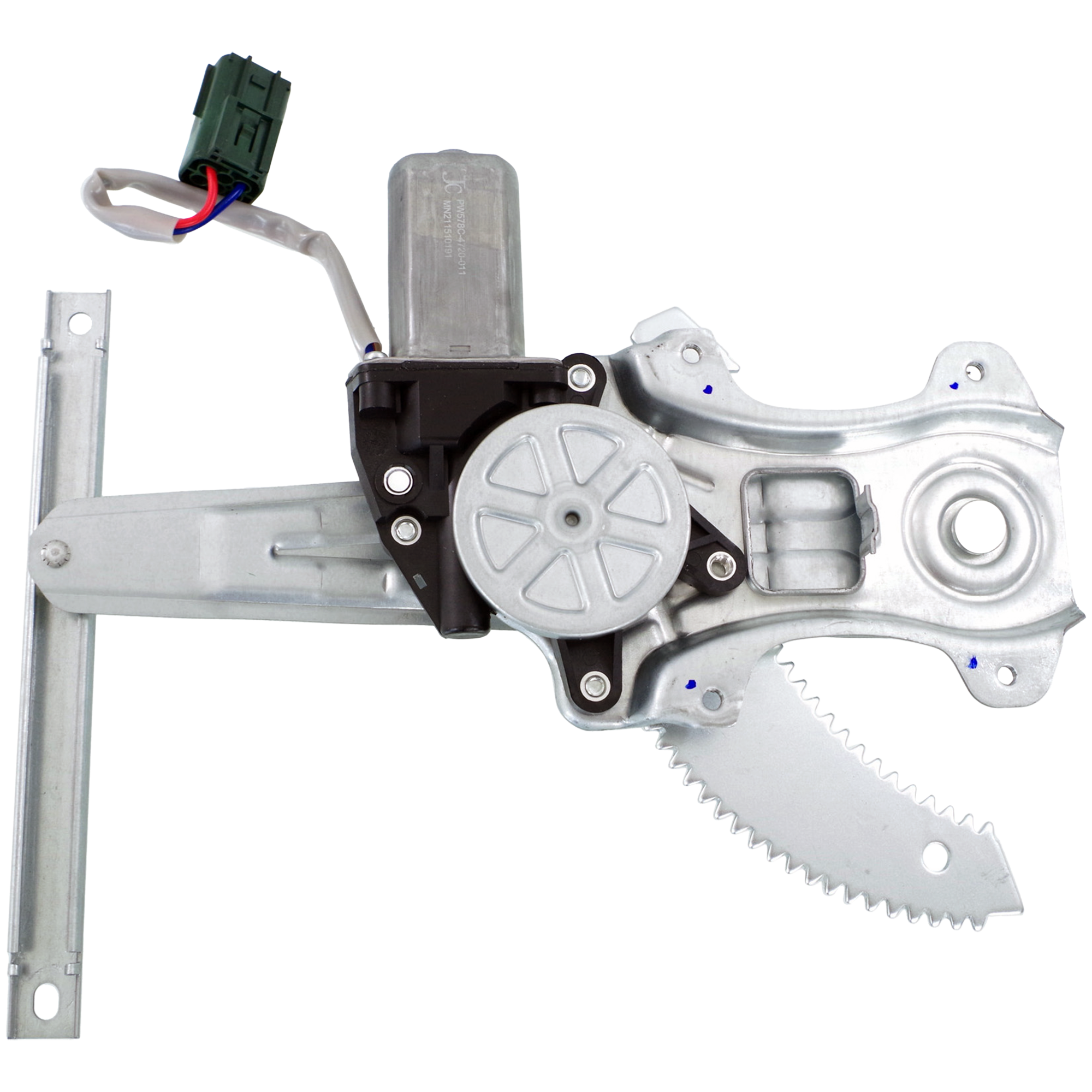 AM JUKE 11-15 REAR WINDOW REGULATOR LH Power w Motor SKU REPN491714 Partslink NI1550134 OEM 827211U600 PFM