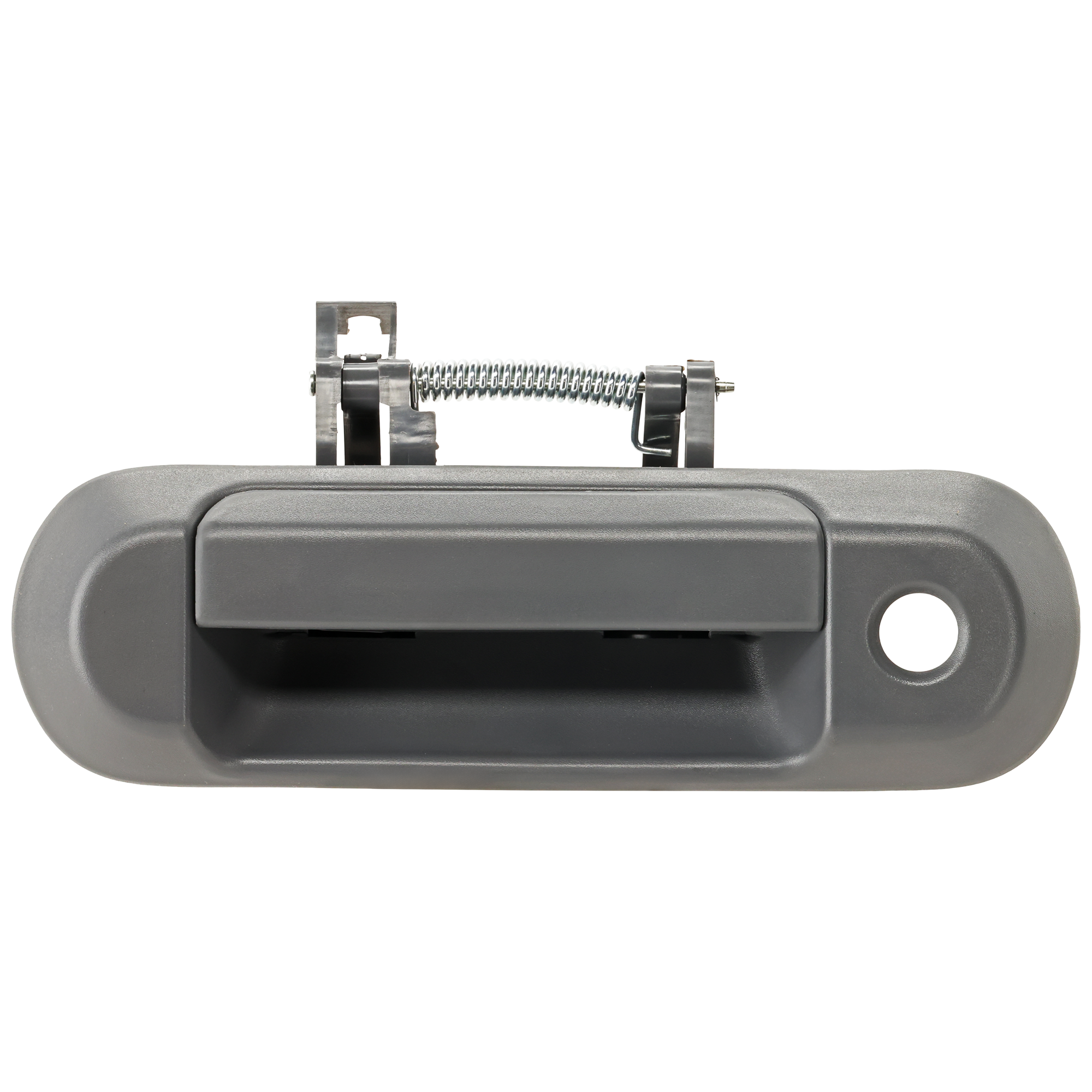 AM XTERRA 05-15 REAR EXTERIOR DOOR HANDLE Back Door Textured Gray w Keyhole SKU REPN580704 Partslink NI1915108 OEM 90606ZL80A