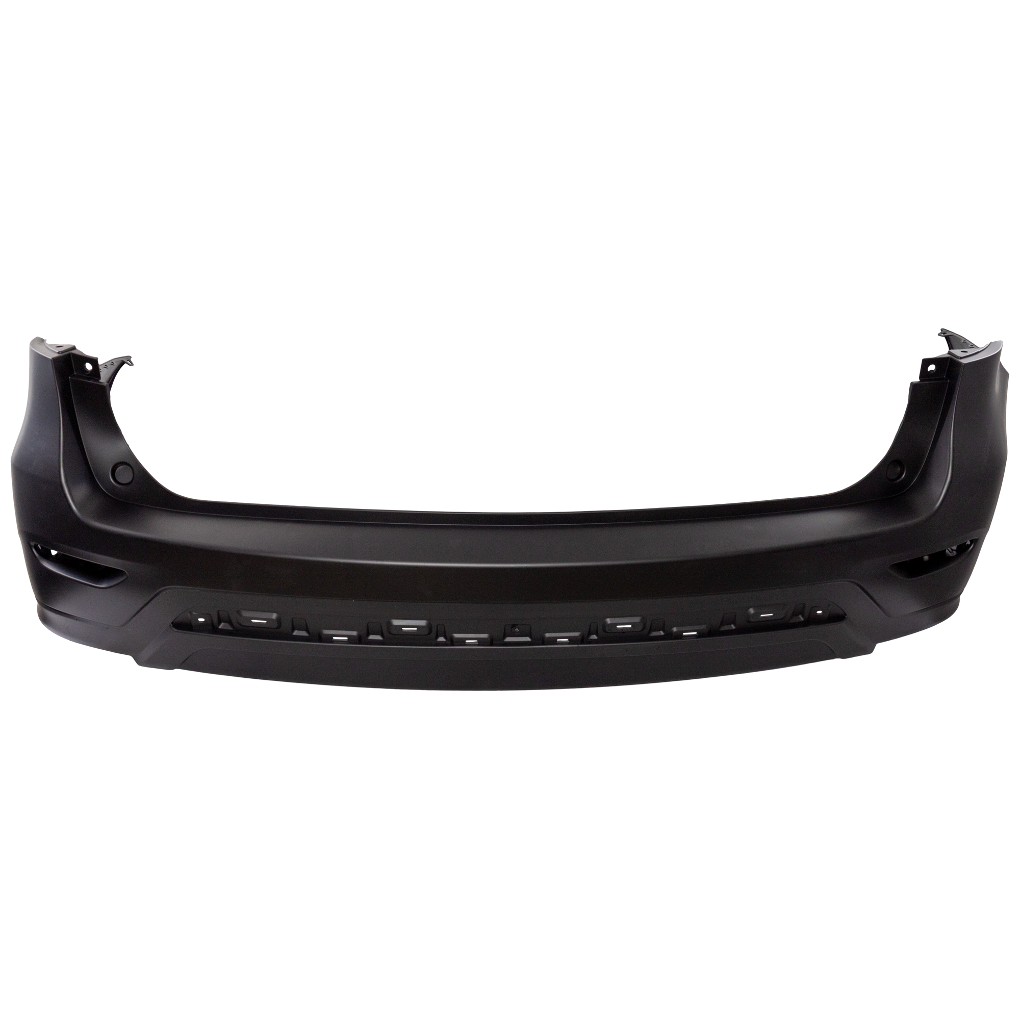 AM PATHFINDER 13-16 REAR BUMPER COVER Primed w o Object Sensor Holes Non Hybrid 14-14 Hybrid Model CAPA SKU REPN760146PQ Partslink NI1100289C OEM 850223KA0H