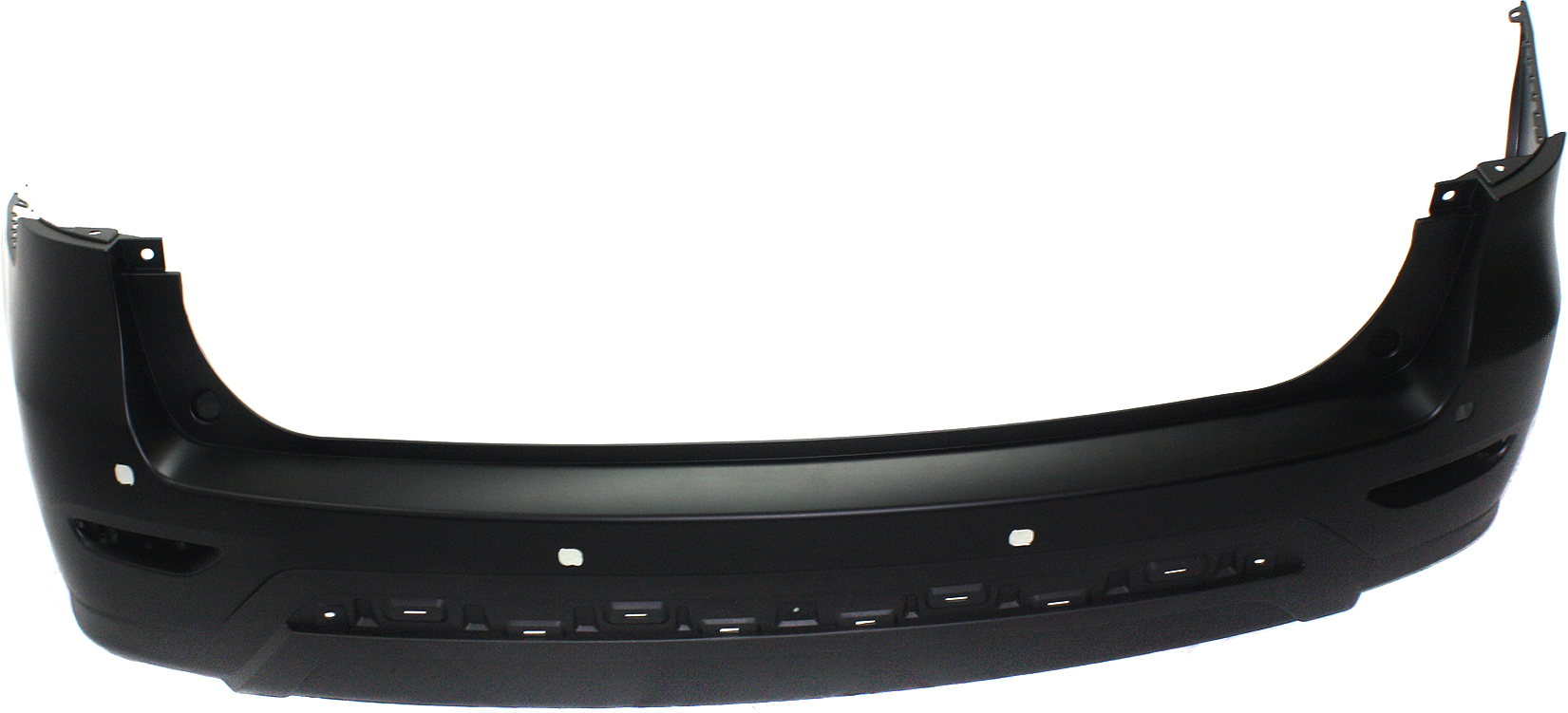 AM PATHFINDER 13-16 REAR BUMPER COVER Primed w Object Sensor Holes w o Towing Hitch Holes Non Hybrid 14-14 Hybrid Model CAPA SKU REPN760147PQ Partslink NI1100290C OEM 850223KA1H