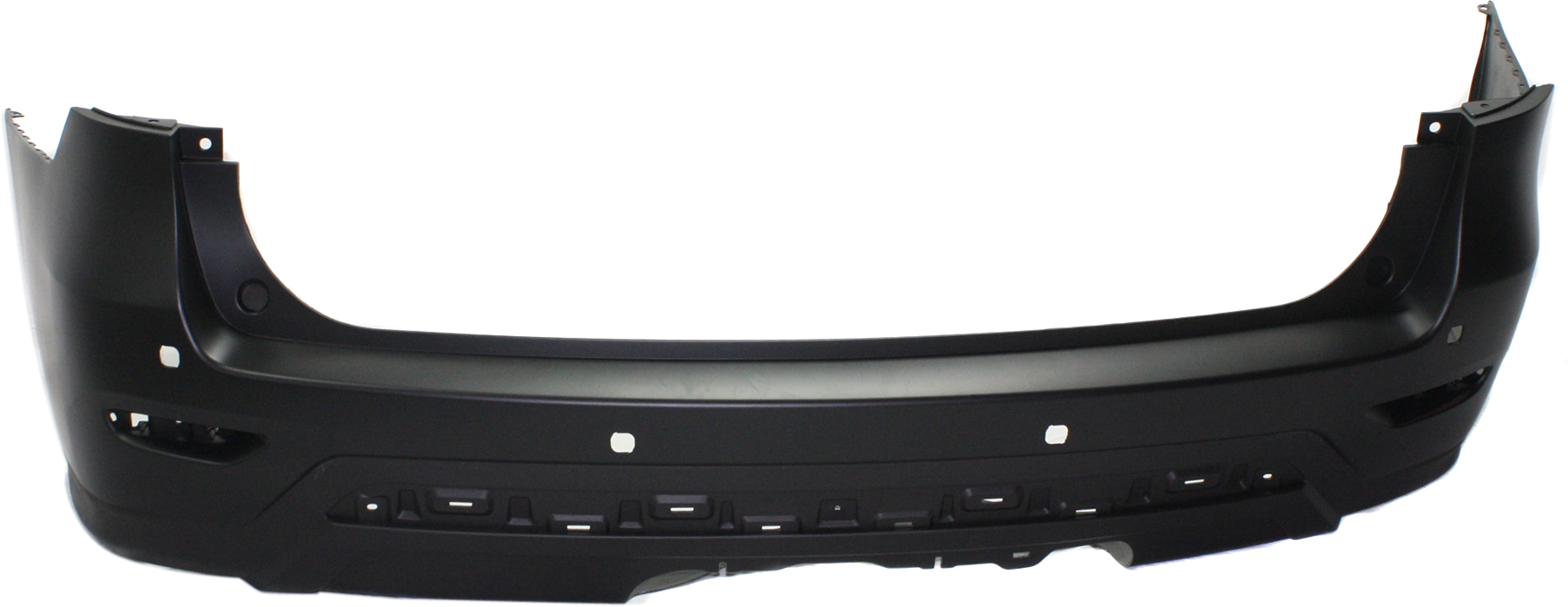 AM PATHFINDER 13-16 REAR BUMPER COVER Primed w Object Sensor Holes and Towing Hitch Holes Non Hybrid 14-14 Hybrid Model CAPA SKU REPN760148PQ Partslink NI1100293C OEM 850223KA2H