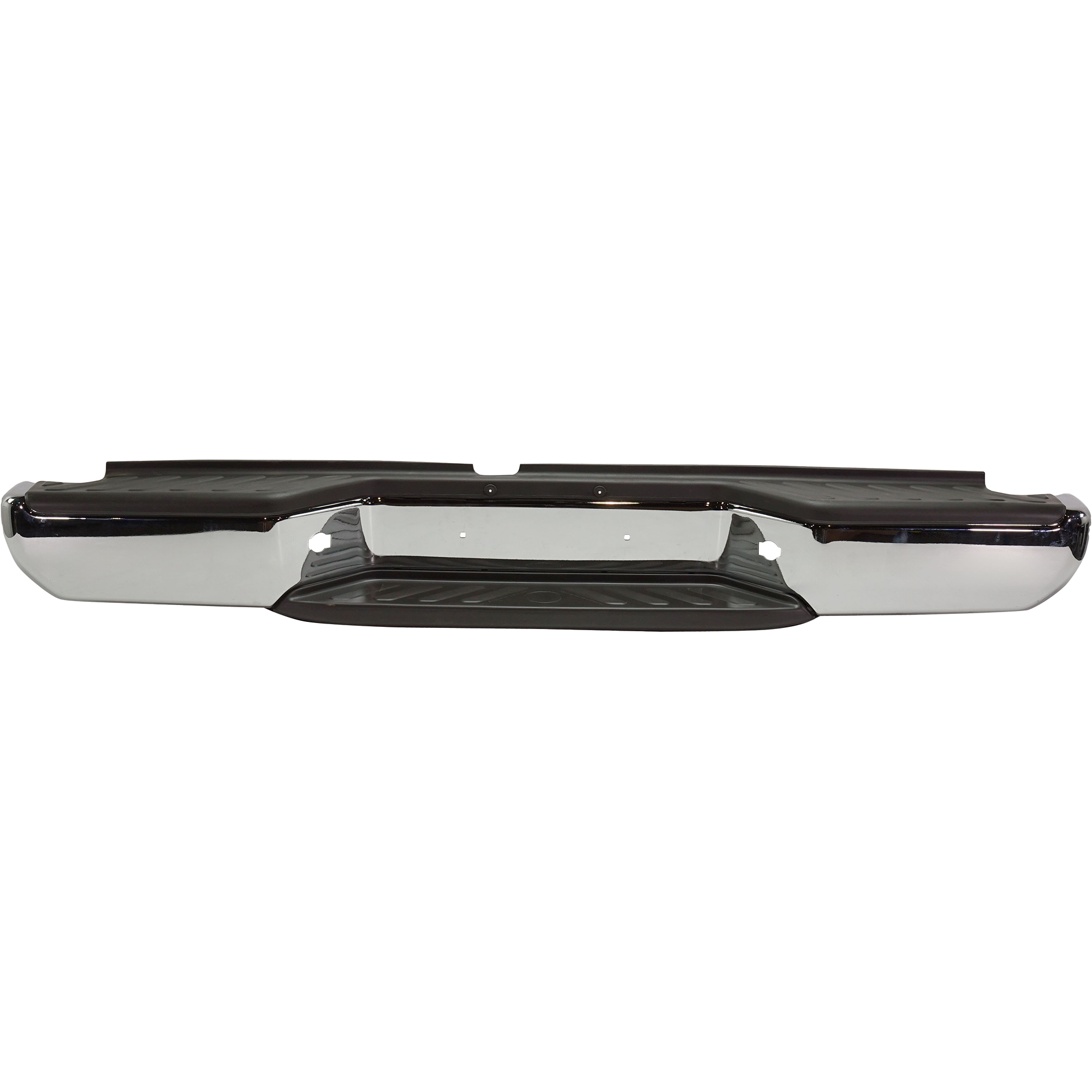 AM FRONTIER 05-19 STEP BUMPER FACE BAR AND PAD w Pad Provision w o Mounting Bracket Chrome 13-19 w o Rear Object Sensor Holes SKU REPN823707 Partslink NI1103146 OEM 850309BF0A PFM
