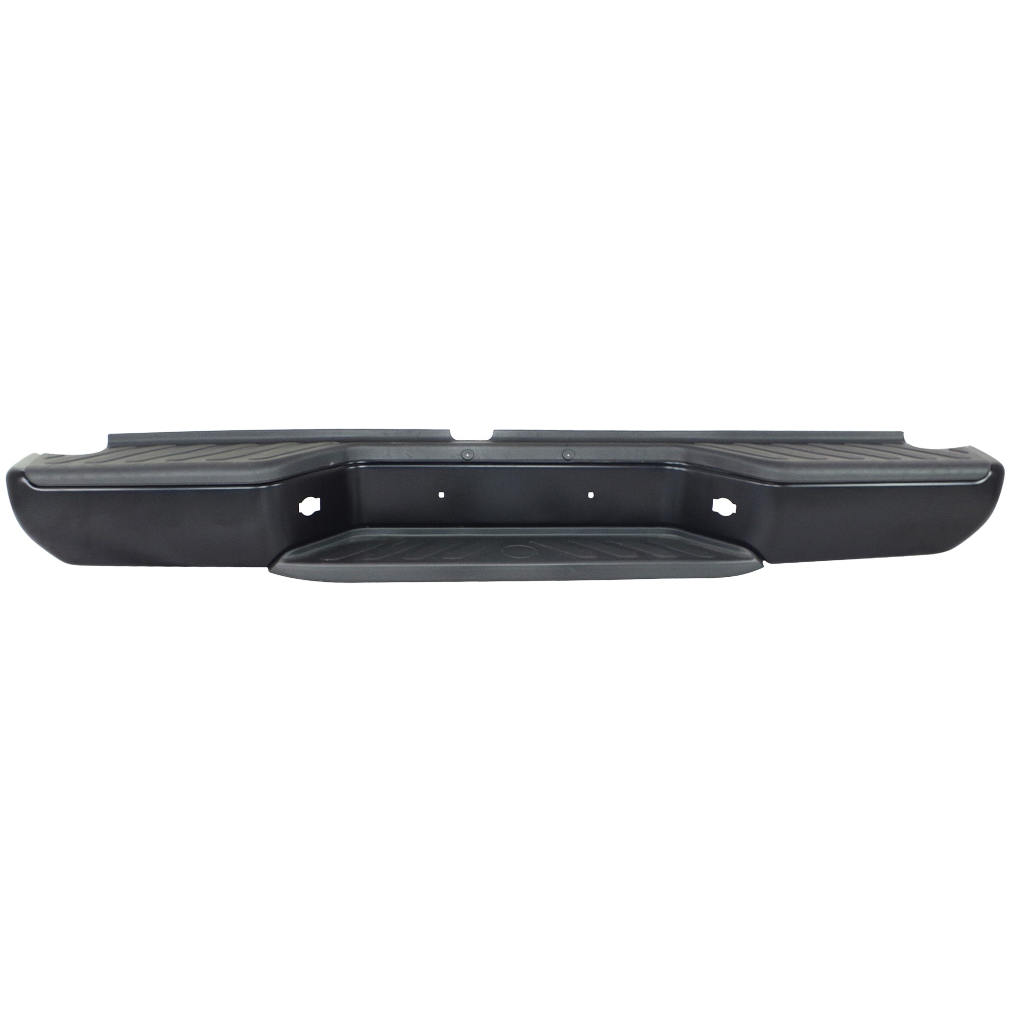 AM FRONTIER 05-21 STEP BUMPER FACE BAR AND PAD w Pad Provision w o Mounting Bracket Black w License Lamp 13-21 w o Rear Object Sensor Holes SKU REPN823901 Partslink NI1103115 OEM 850229BF1D PFM
