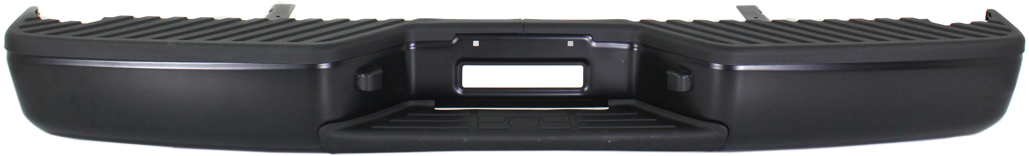 AM TITAN 07-13 STEP BUMPER FACE BAR AND PAD w Pad Provision w o Mounting Bracket Black w o Distance Sensor Holes w o Big Tow Pkg. Styleside XE S Models SKU REPN825604