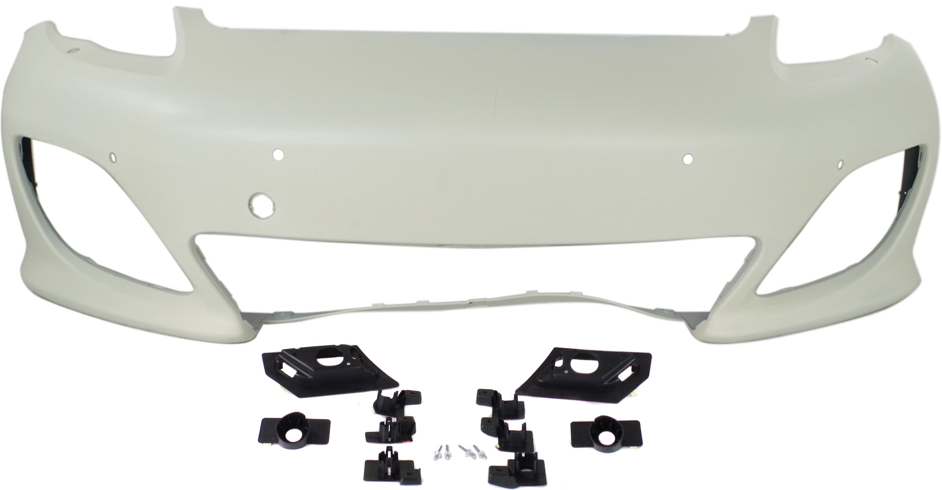 AM PANAMERA 11-13 FRONT BUMPER COVER Prmd w Sport Pkg w Prkng Asst w H L Wshr Exc. Turbo Model SKU REPP010333P Partslink PO1000175 OEM 97050591127