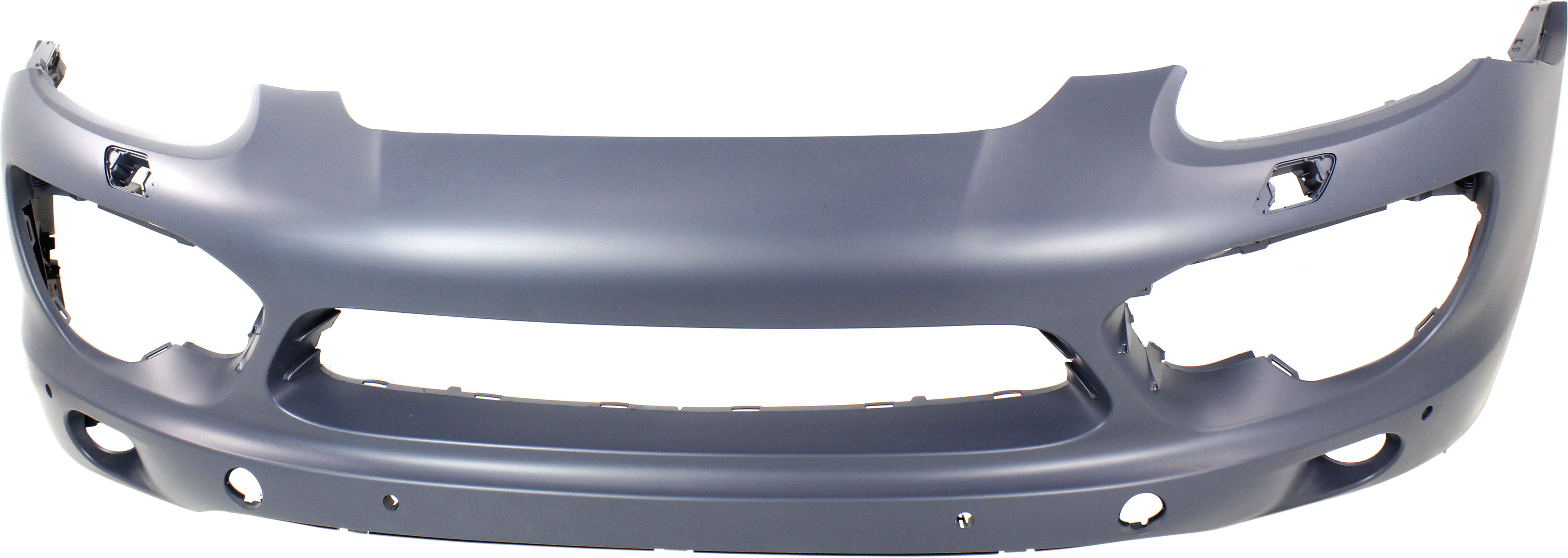 AM CAYENNE 11-14 FRONT BUMPER COVER Primed w HLW and IPAS Holes Base Platinum Edition S Hybrid Models SKU REPP010342P Partslink PO1000144 OEM 95850522131G2L