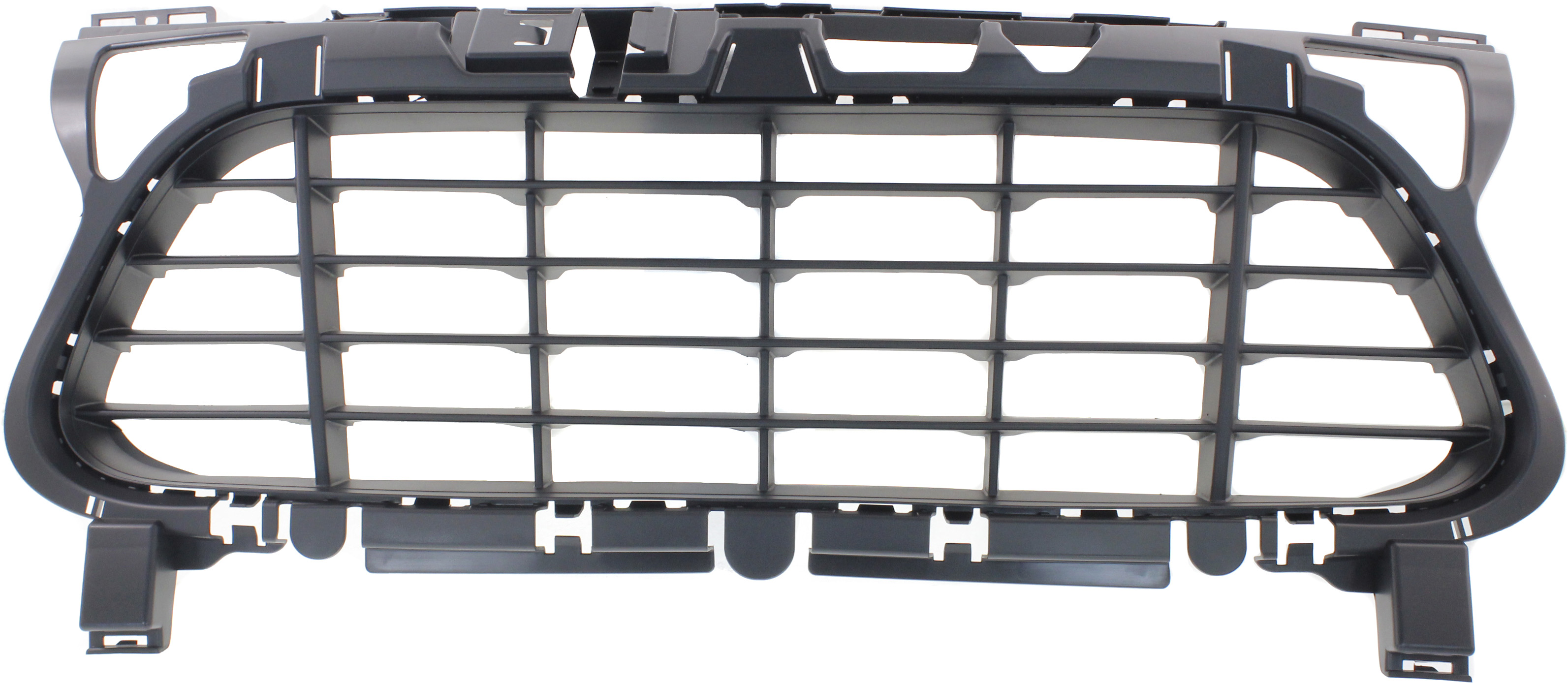 AM CAYENNE 11-15 FRONT BUMPER GRILLE Textured Black w o Adaptive Cruise Control Turbo Model SKU REPP015306 Partslink PO1200100 OEM 95850568311