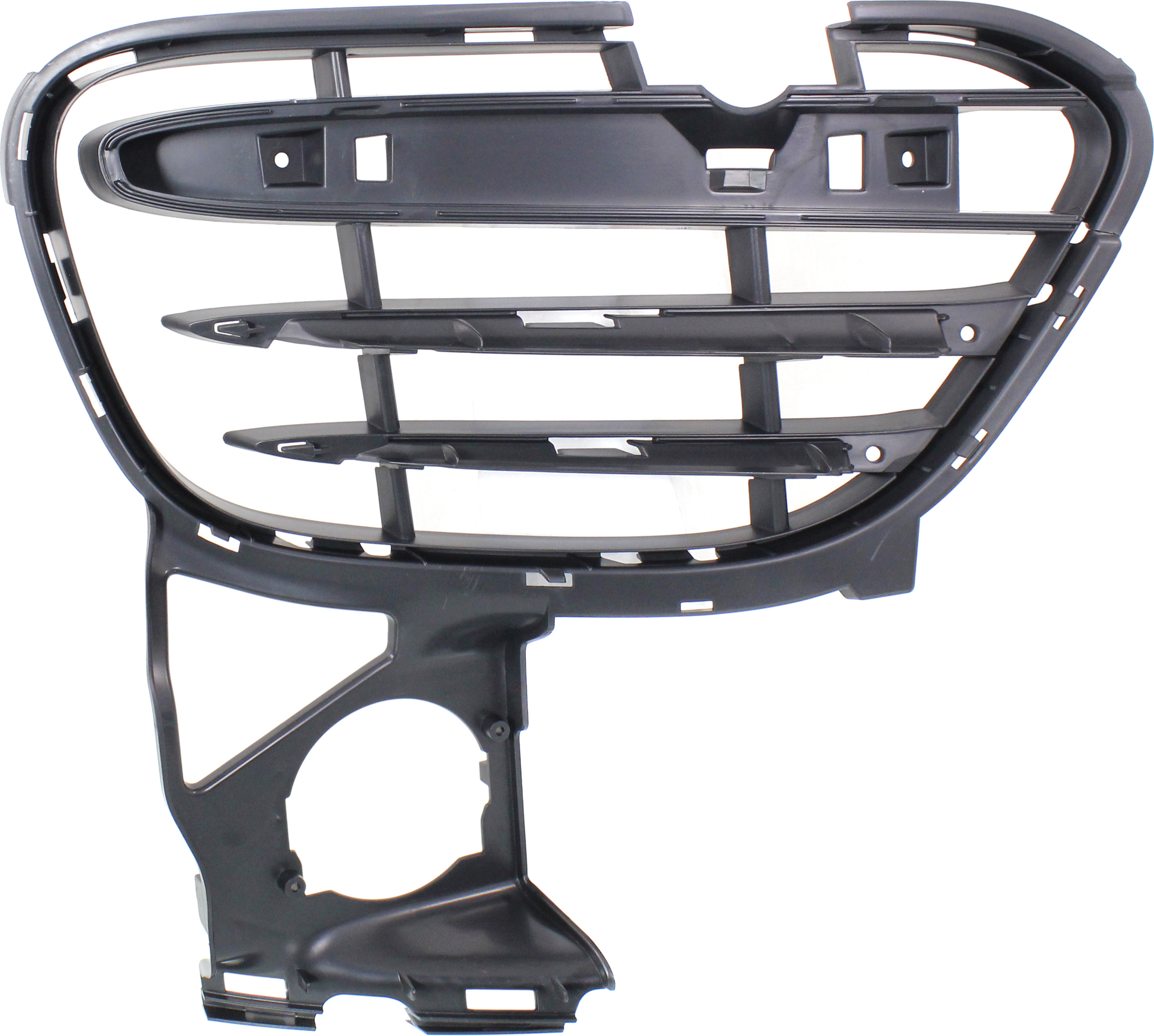 AM CAYENNE 11-14 FRONT BUMPER GRILLE RH Side Textured Black GTS 13-14 Turbo Turbo S Model SKU REPP015501 Partslink PO1039106 OEM 95850568211