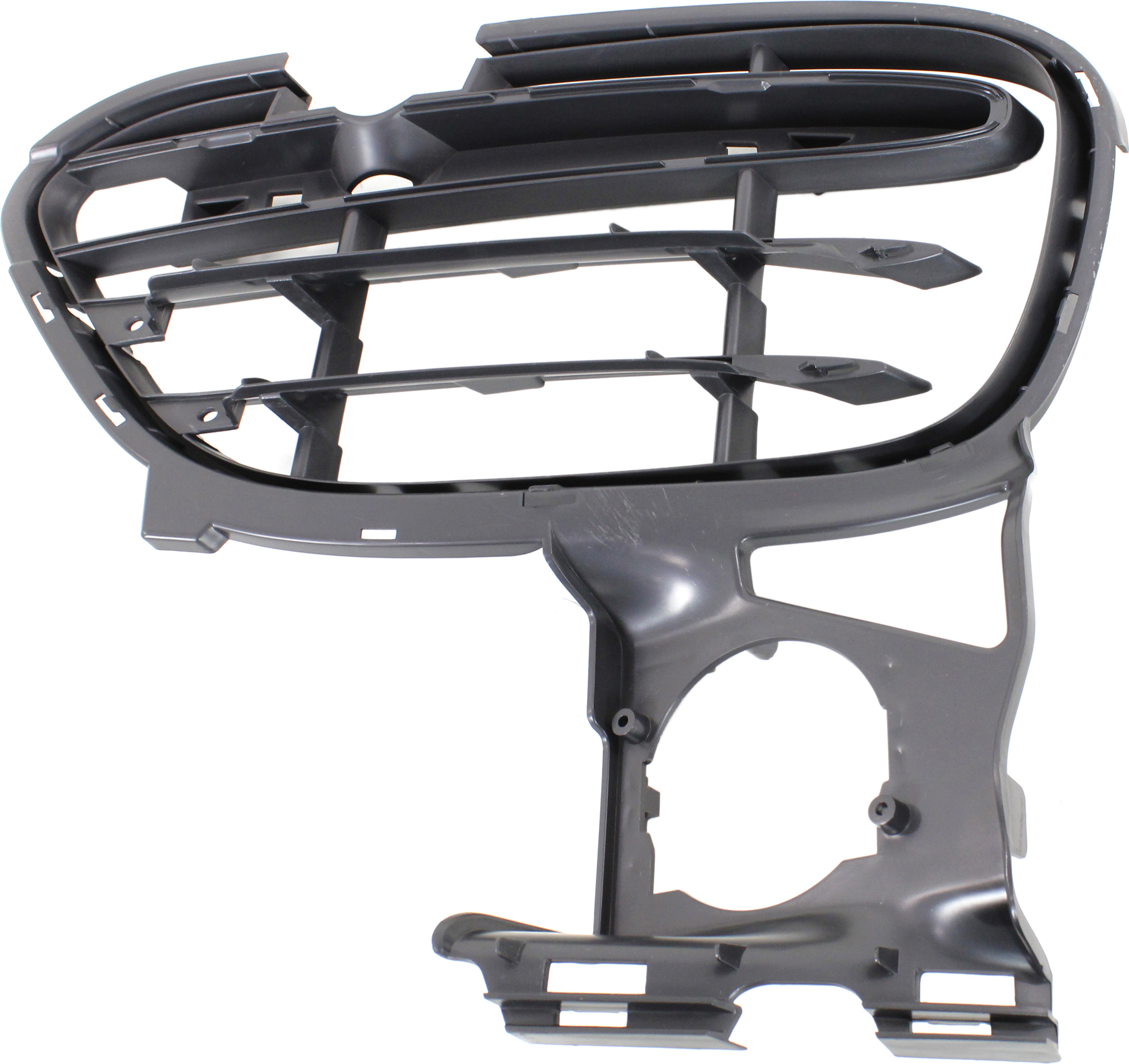AM CAYENNE 11-14 FRONT BUMPER GRILLE LH Side Textured Black GTS 13-14 Turbo Turbo S Model SKU REPP015502 Partslink PO1038106 OEM 95850568111