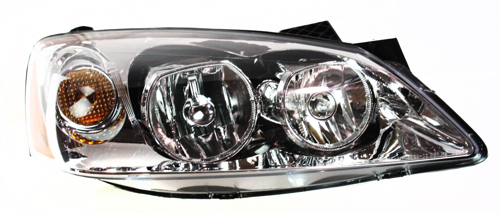 AM G6-08-10 HEAD LAMP RH Assembly Halogen w CTF Package Base GT 09-10 GXP Models SKU REPP100111 Partslink GM2503355 OEM 20787974