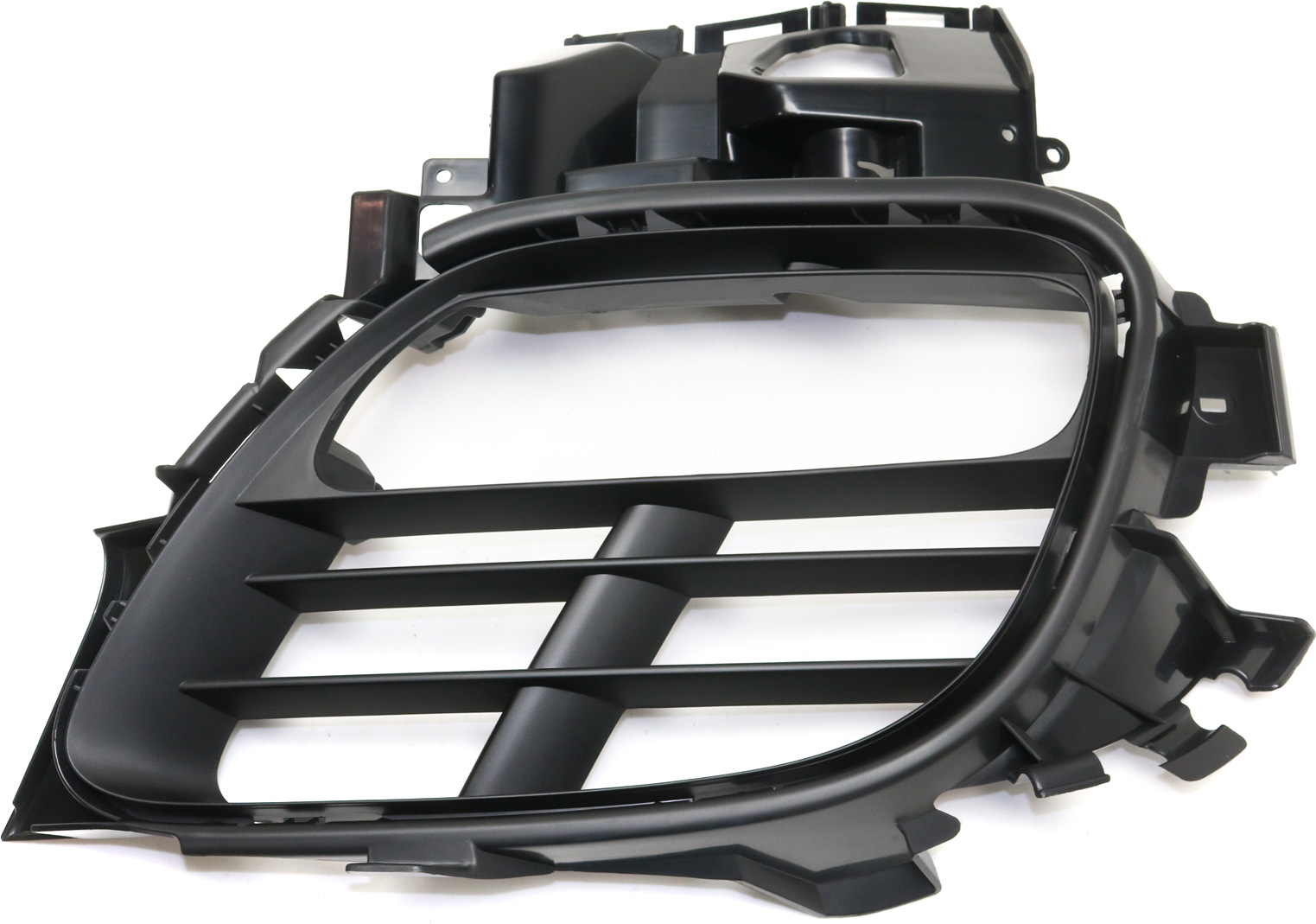 AM PANAMERA 13-13 FRONT FOG LAMP MOLDING LH Textured Black Retaining Frame GTS Model SKU REPP108004 Partslink PO1038103 OEM 970505986011E0