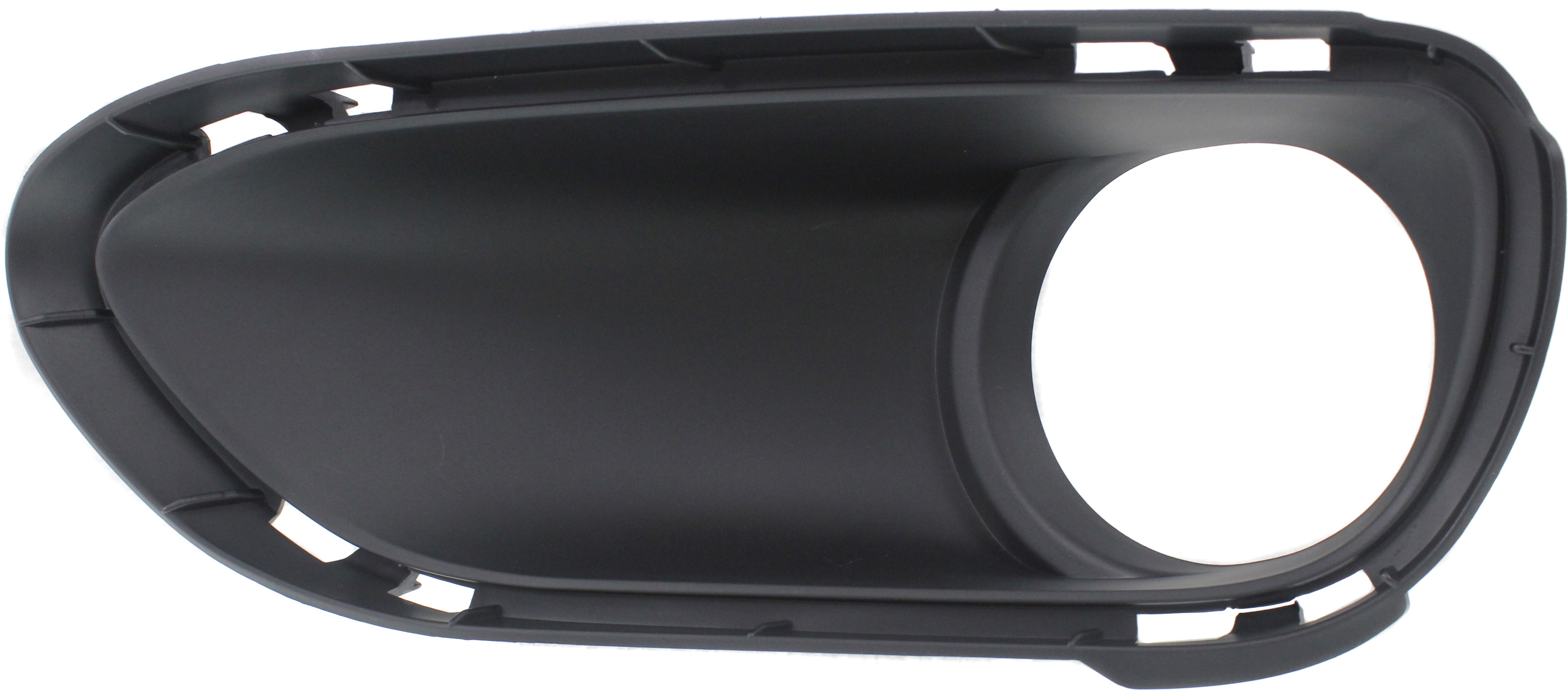 AM CAYENNE 11-14 FRONT FOG LAMP MOLDING LH Textured Black Black Turbo Model SKU REPP108204 Partslink PO1038105 OEM 95850509300