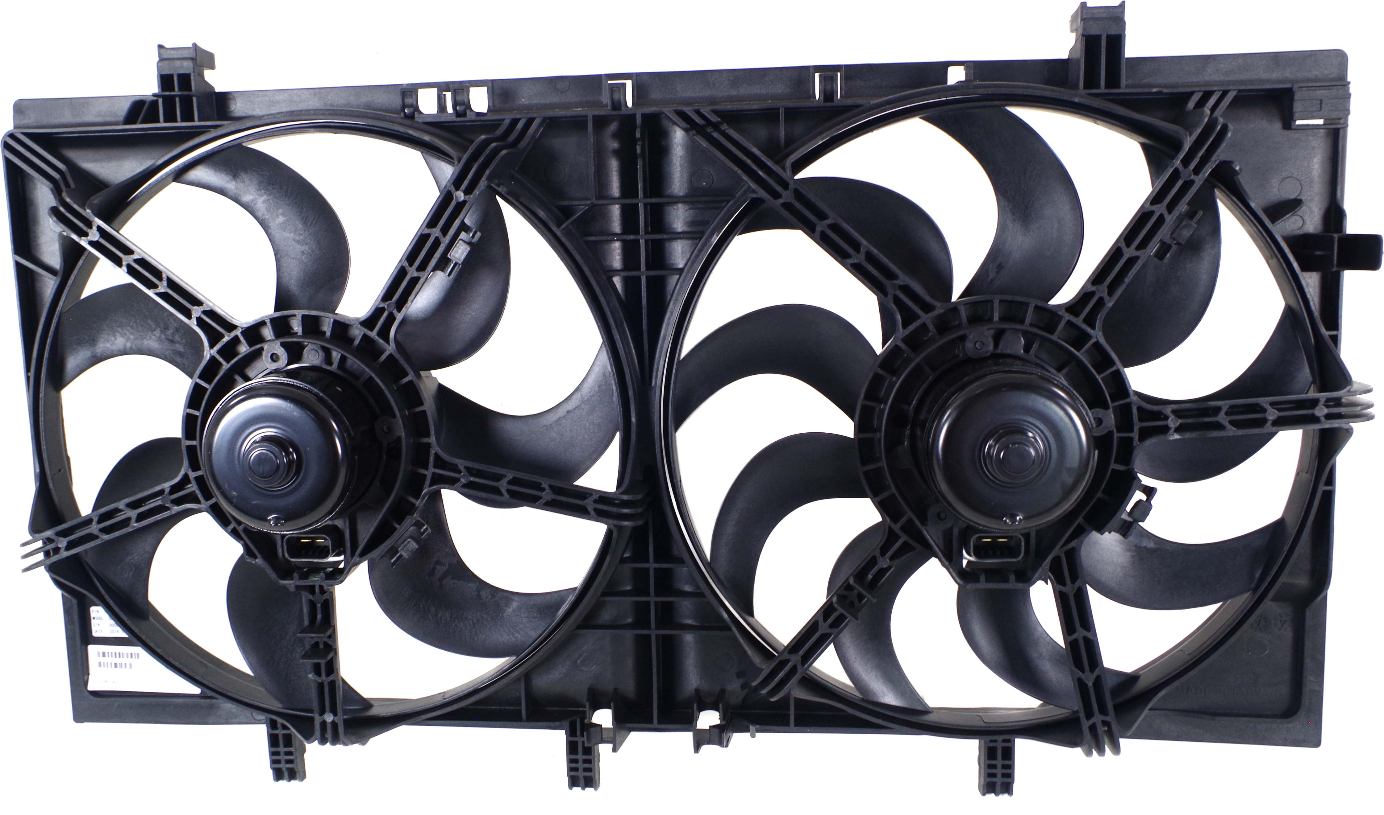 AM G8-08-09 RADIATOR FAN SHROUD ASSEMBLY Dual Fan 9 Blade 3.6L Eng. SKU REPP160905 Partslink GM3115221 OEM 92191942