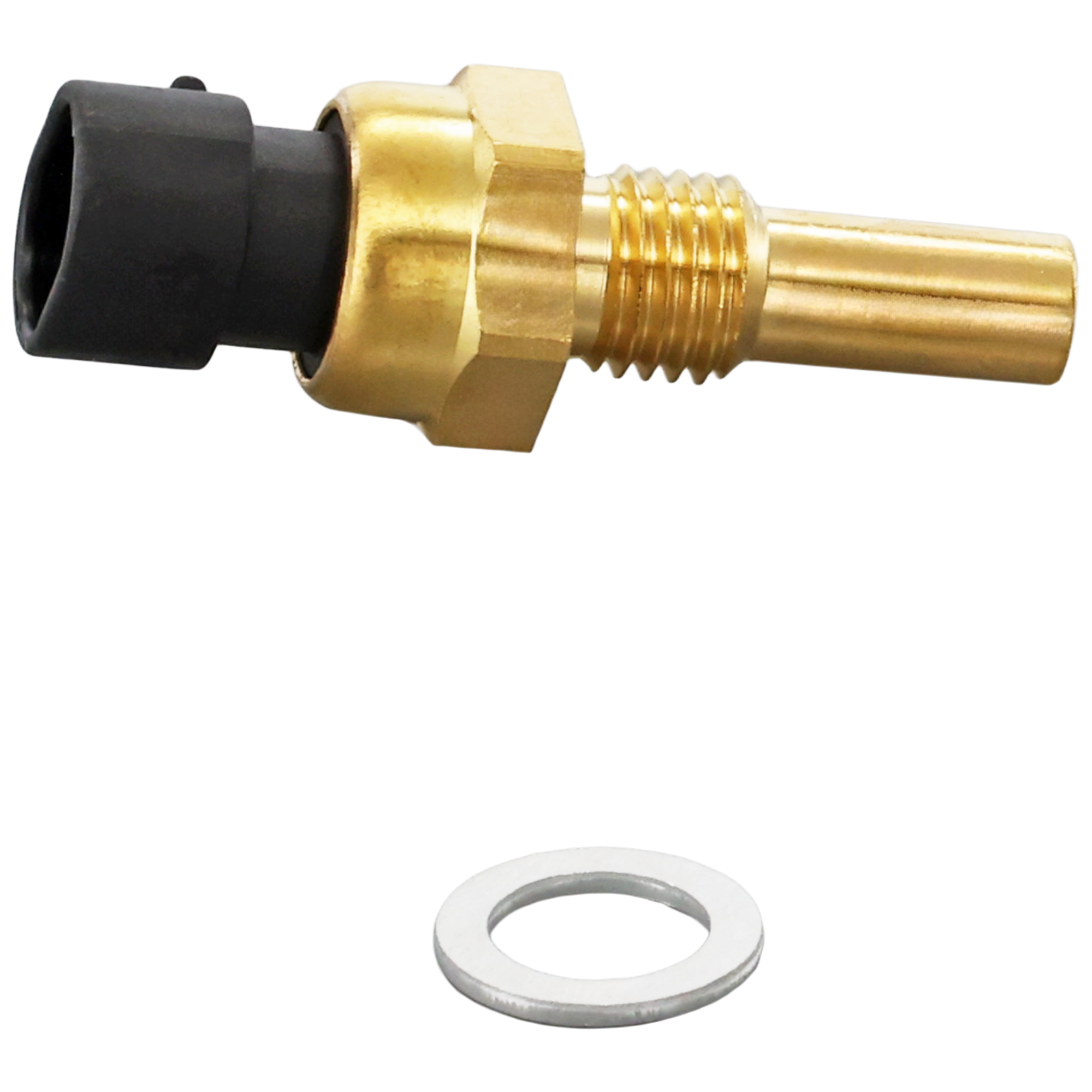 AM LEMANS 88-93 SIERRA PICKUP 99-14 COOLANT TEMPERATURE SENSOR 2 Male Terminals Blade Type Brass SKU REPP316301 OEM 4050-9373-12027-37840-3785