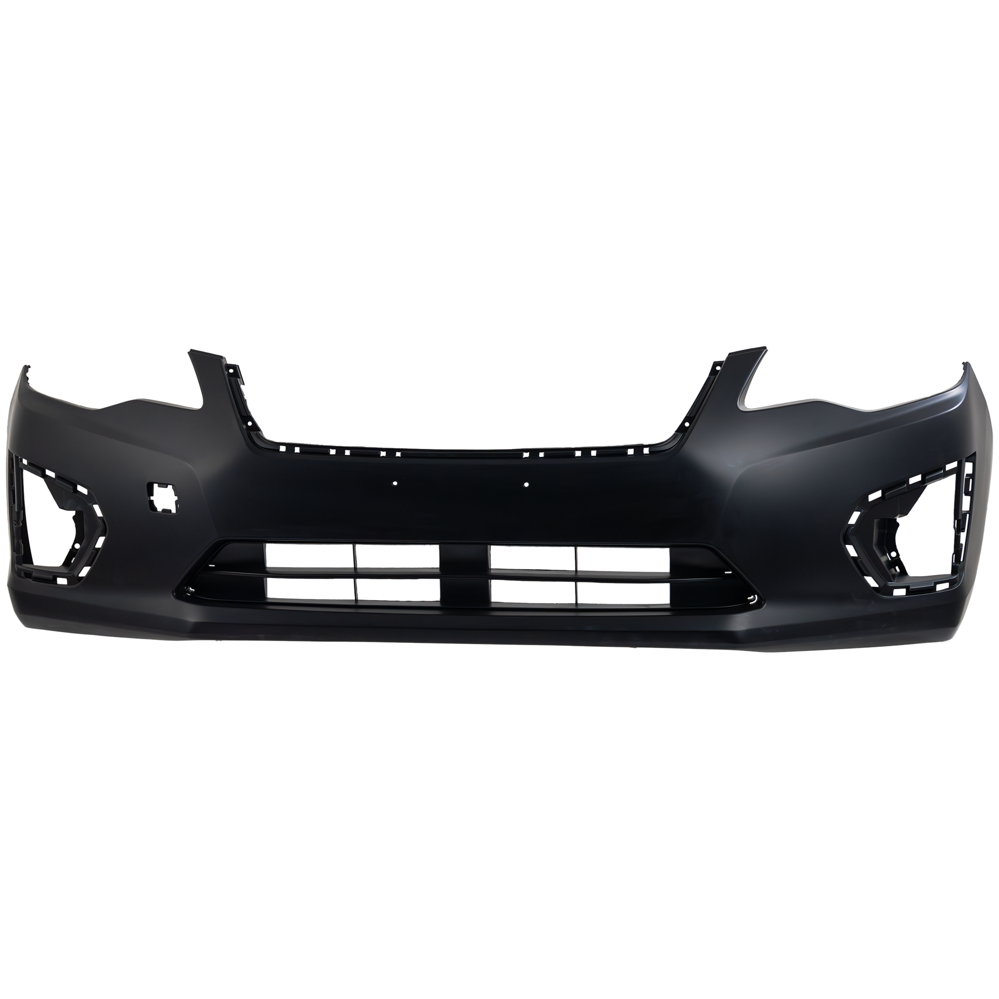 AM IMPREZA 12-14 FRONT BUMPER COVER Primed Top Textured Black Bottom Exc. WRX Models Hatchback Sedan SKU REPS010344P Partslink SU1000168 OEM 57704FJ003