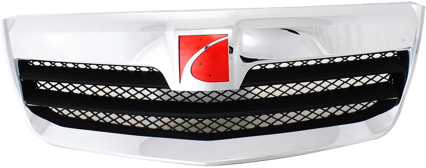 AM OUTLOOK 07-10 GRILLE Chrome Shell Black Insert SKU REPS070112 Partslink GM1200607 OEM 25872731