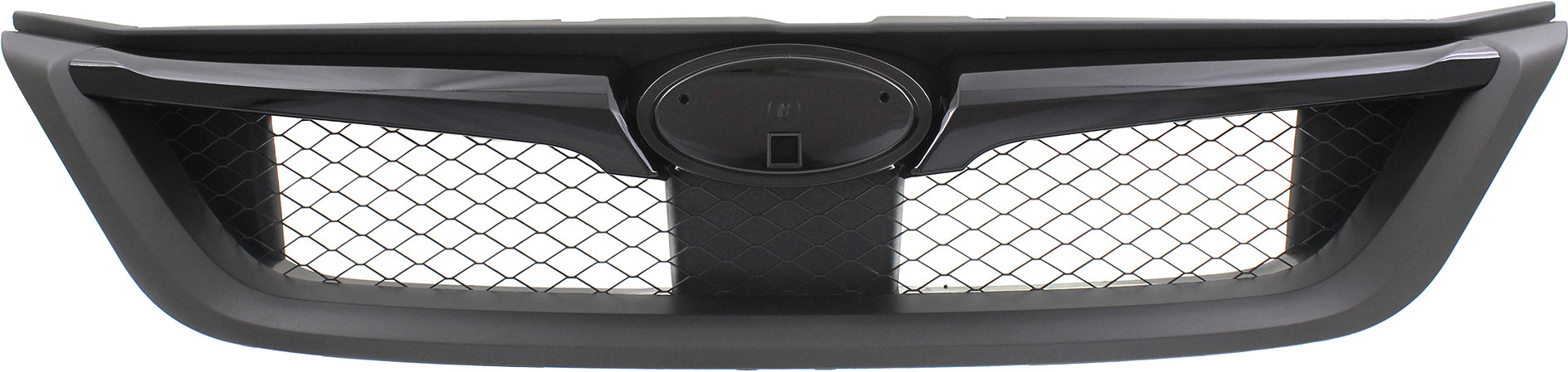 AM IMPREZA 11-14 GRILLE Painted Black Shell and Insert w o Emblem and Nameplate Sedan Wagon WRX Models Base Limited Premium Models SKU REPS070133 Partslink SU1200156 OEM 91121FG100-91121FG080