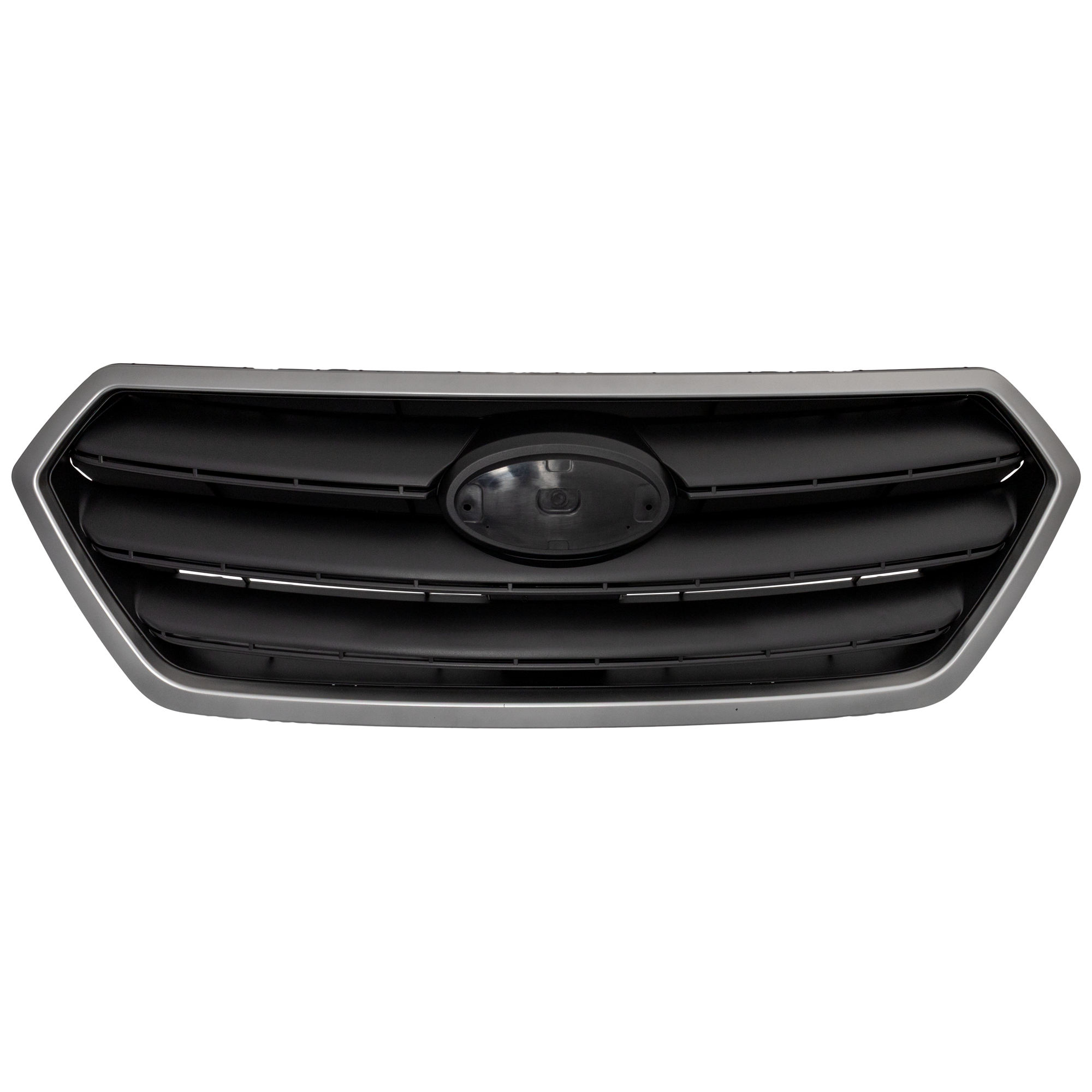 AM LEGACY 15-17 GRILLE Textured Black Shell and Insert w o Chrome Trim CAPA SKU REPS070145Q Partslink SU1200161C OEM 91121AL13A